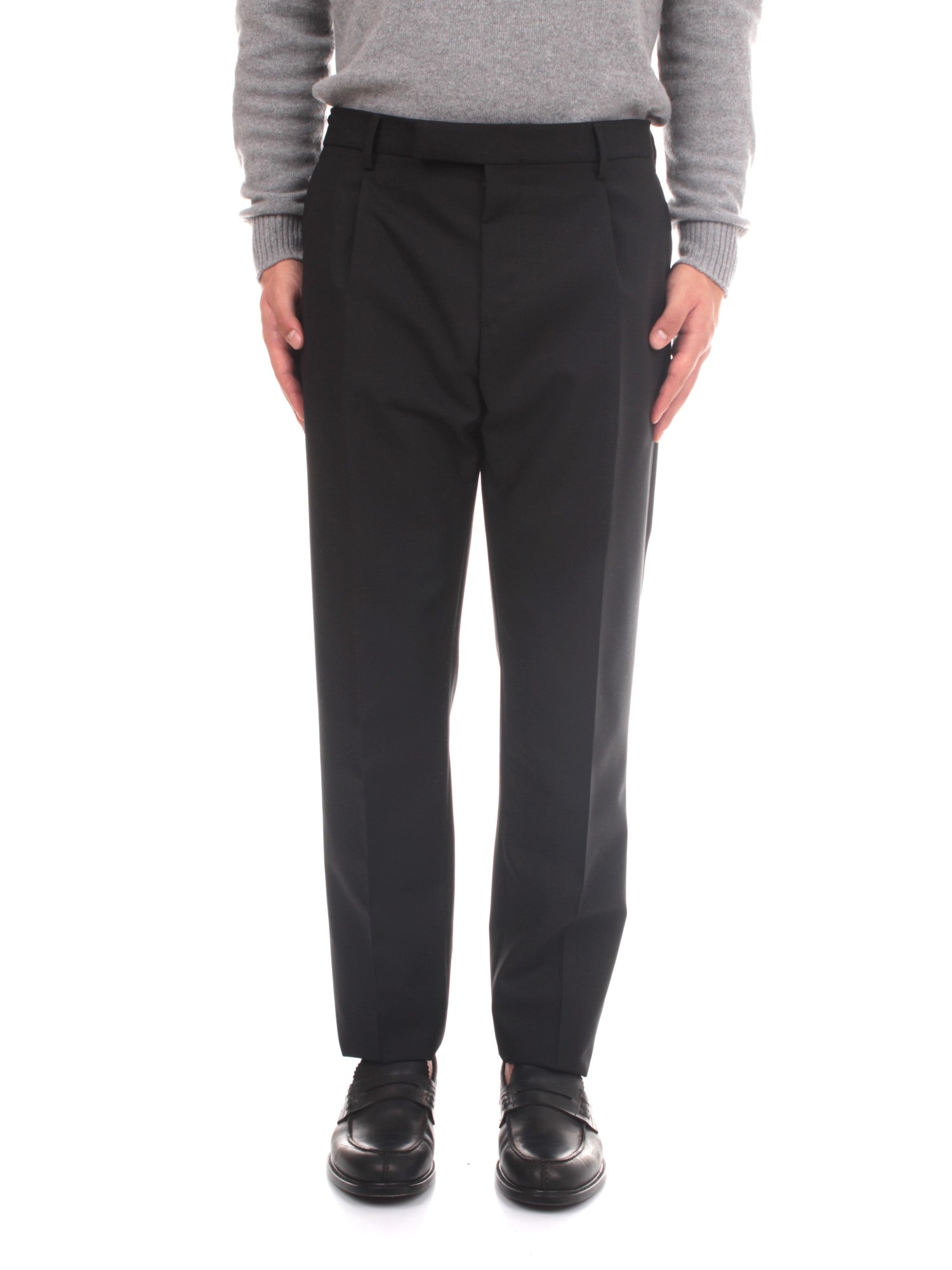 PANTALONI LARDINI ATTITUDE NERO 999