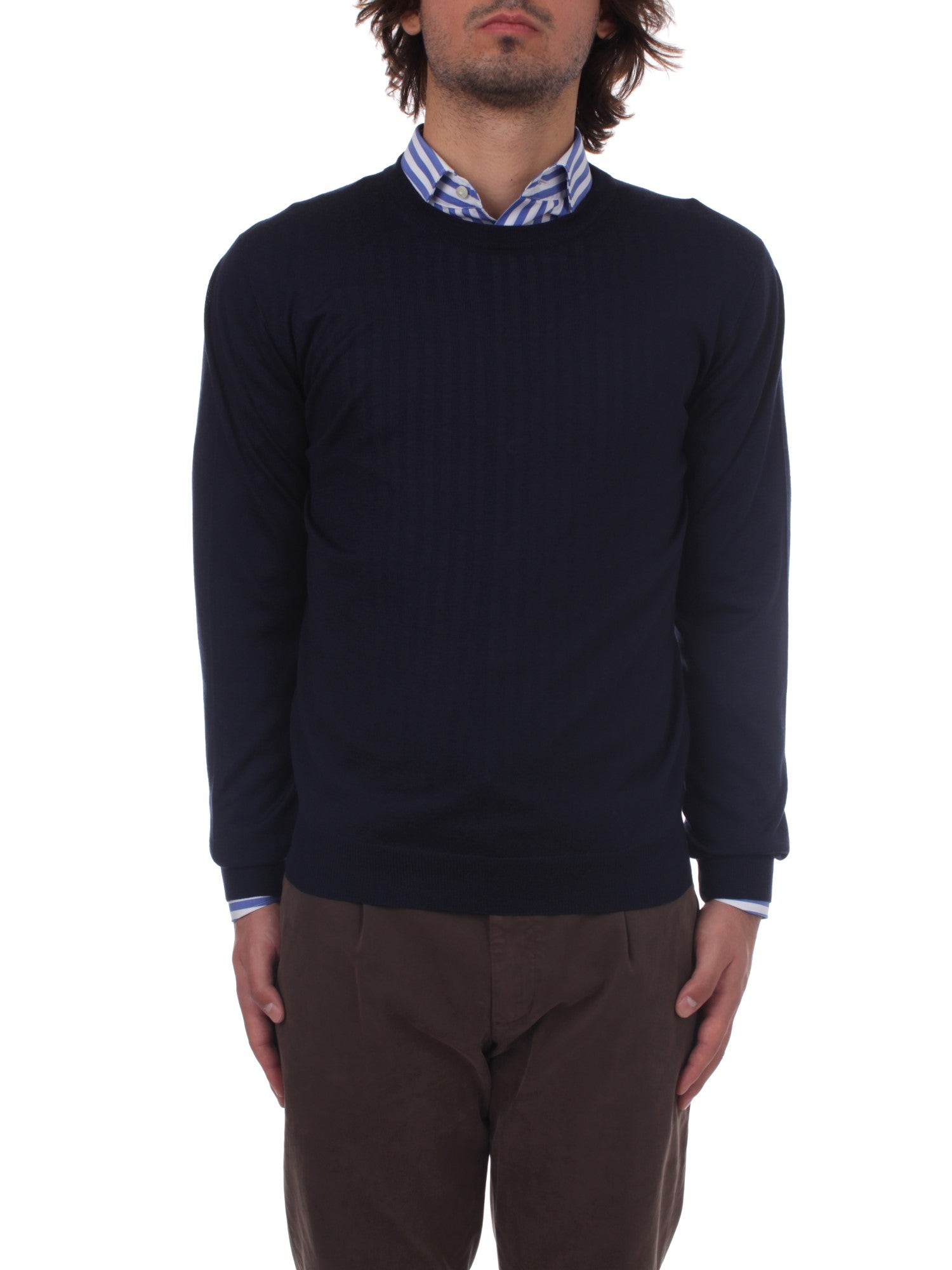 MAGLIA GIROCOLLO MAURO OTTAVIANI BLU 31895