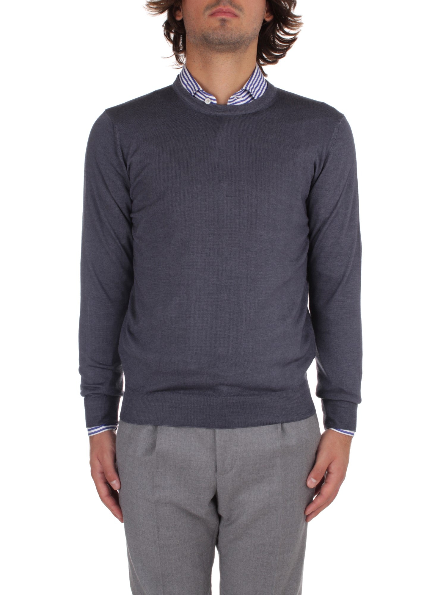 MAGLIA GIROCOLLO FEDELI CASHMERE FAST GRIGIO 2