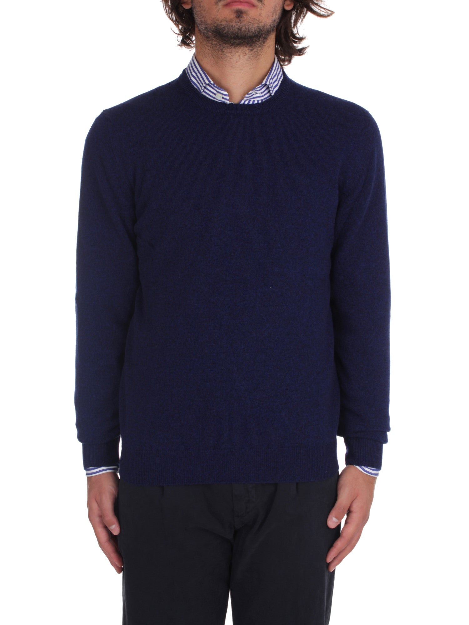 MAGLIA GIROCOLLO FEDELI CASHMERE DEEP