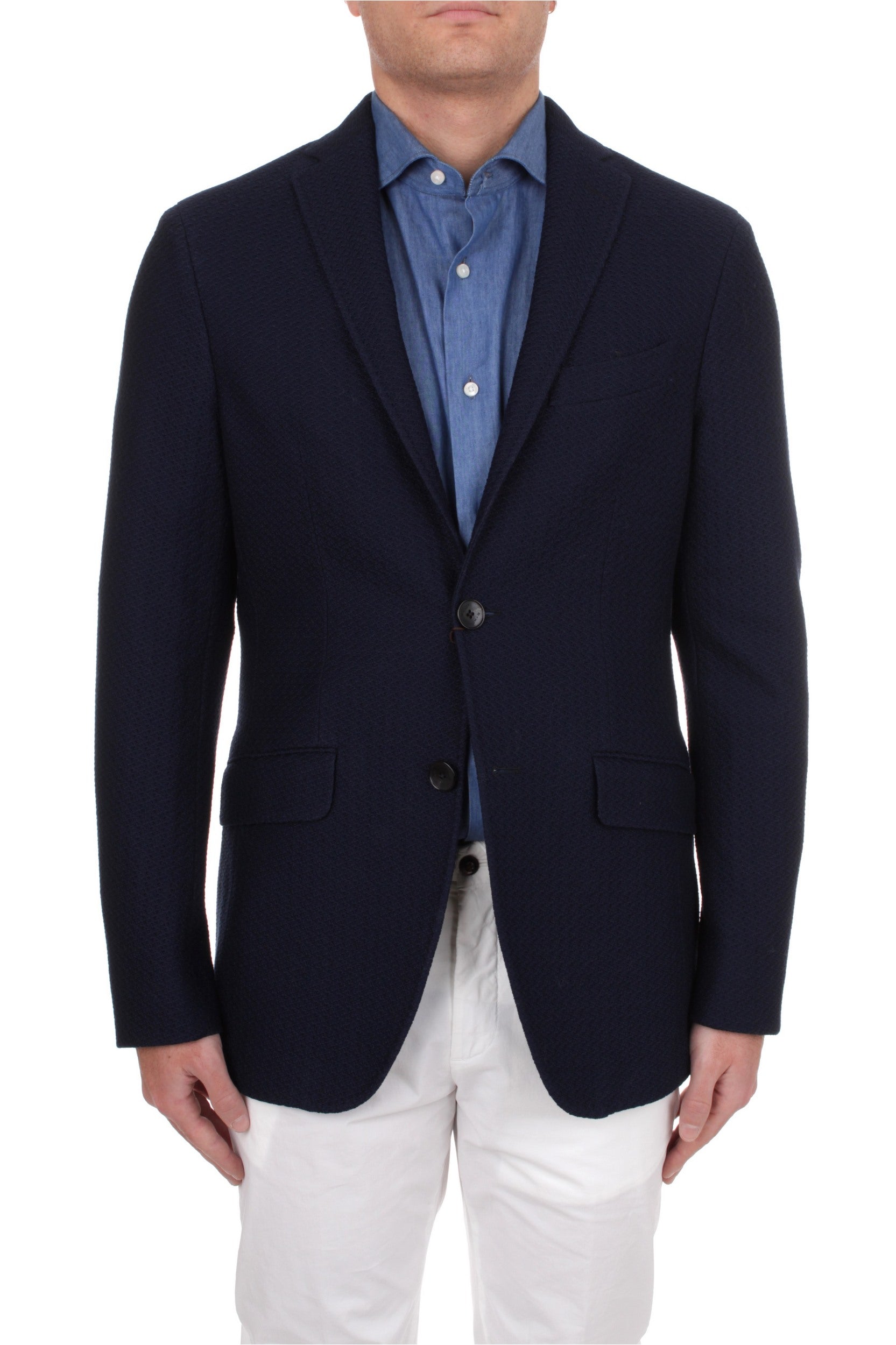 BLAZER MONOPETTO ETRO ROMA BLU S9001