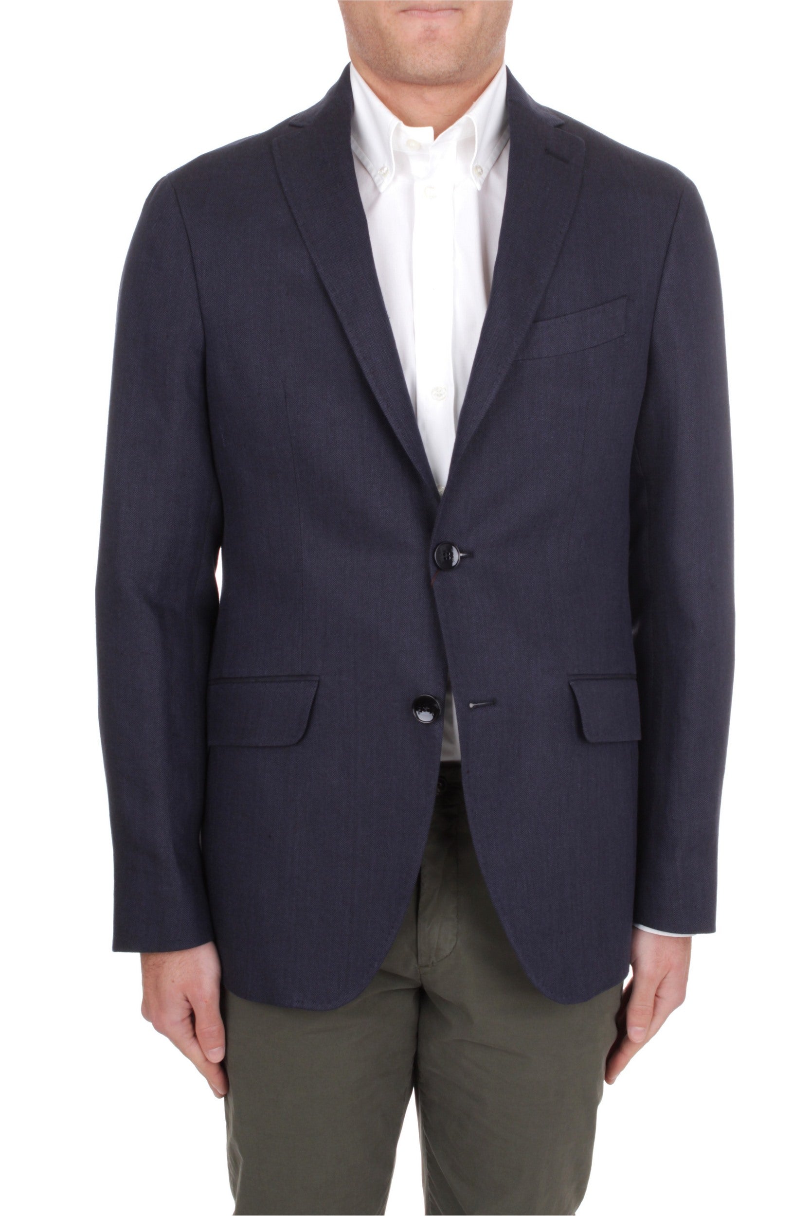BLAZER MONOPETTO ETRO ROMA BLU B0665