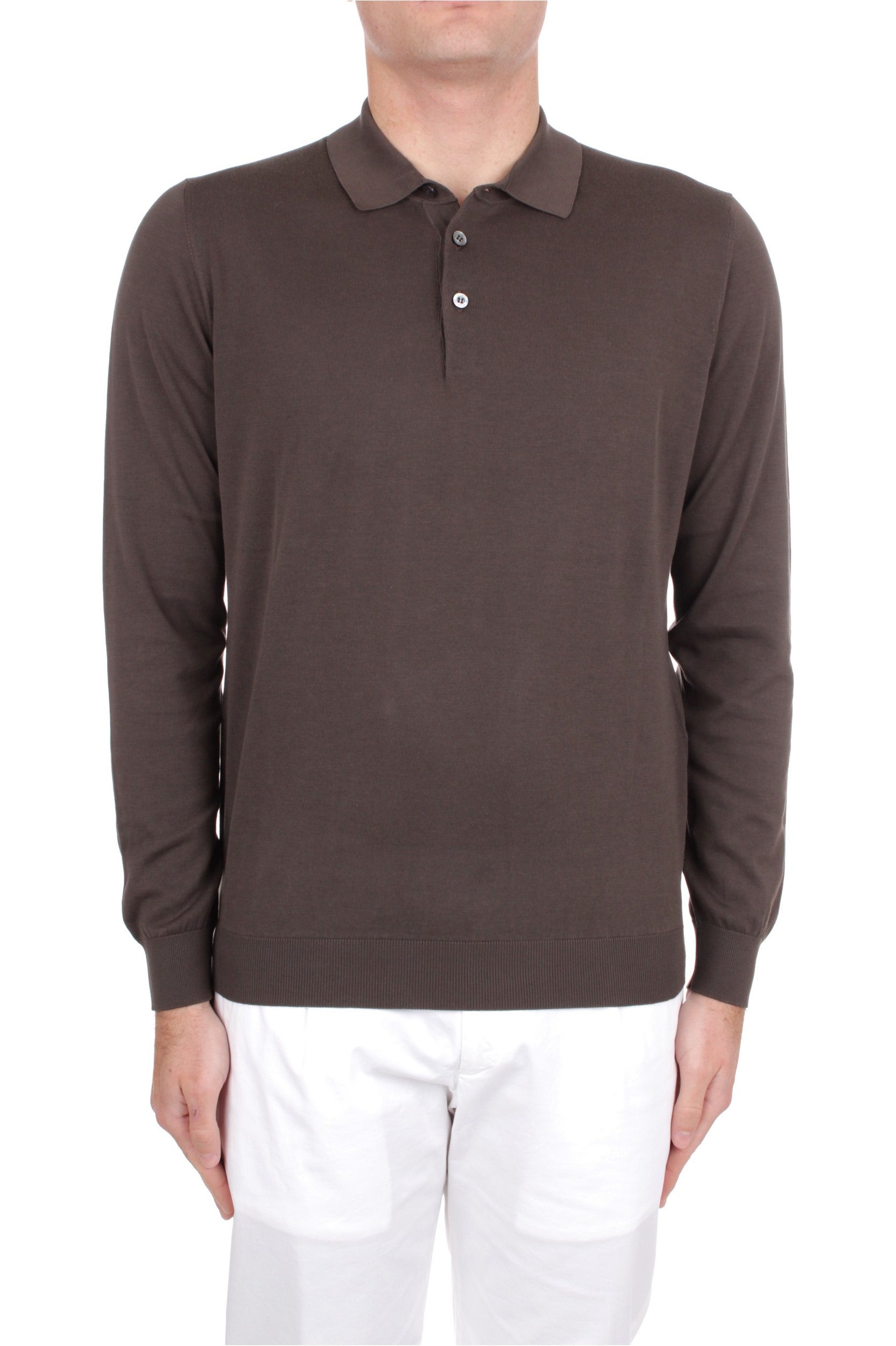 POLO MANICHE LUNGHE DRUMOHR KAKI 576