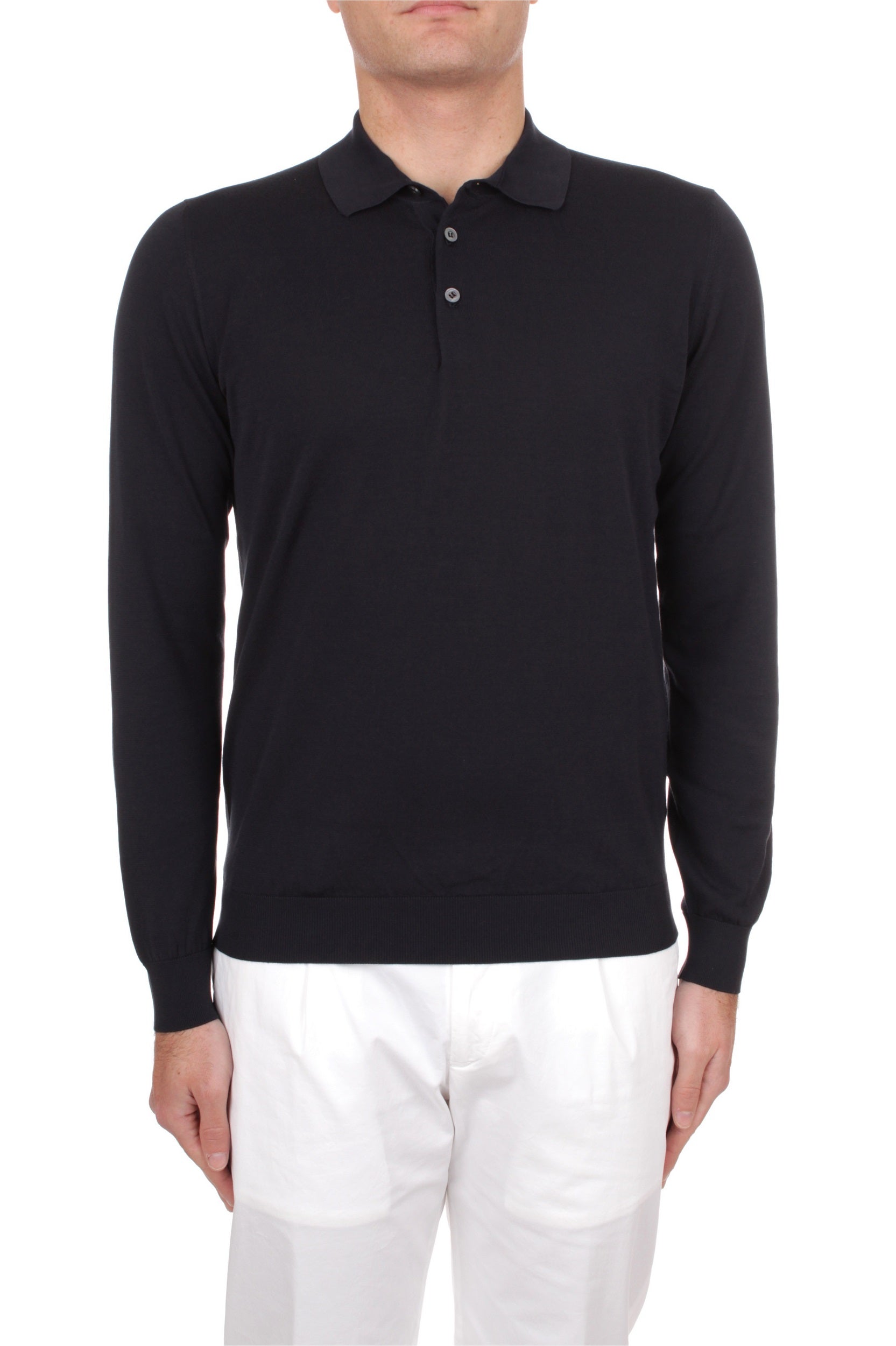 POLO MANICHE LUNGHE DRUMOHR NAVY 795