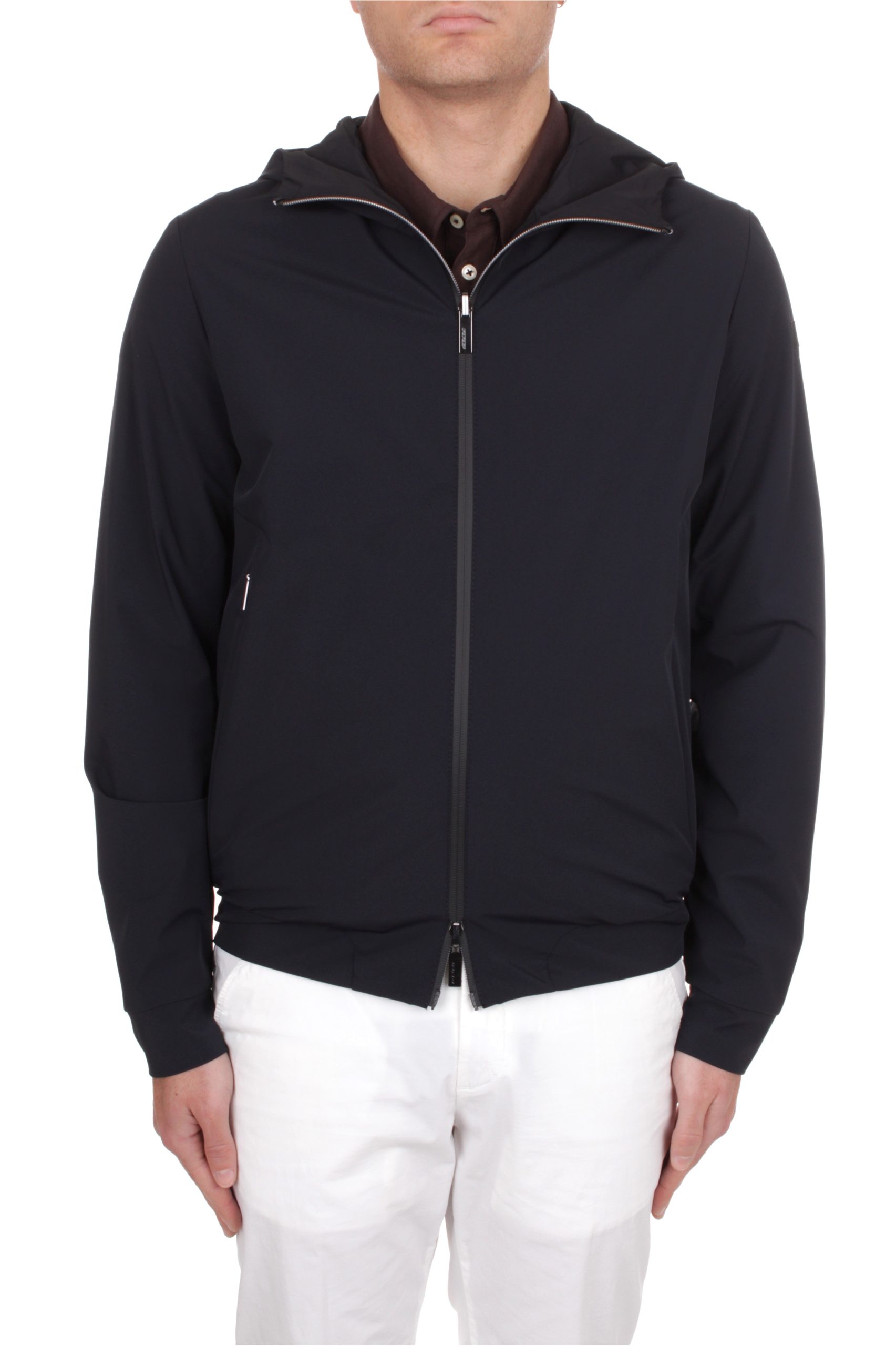 GIUBBINO REVERSIBILE RRD SUMMER URBAN HOOD BLUE BLACK 60