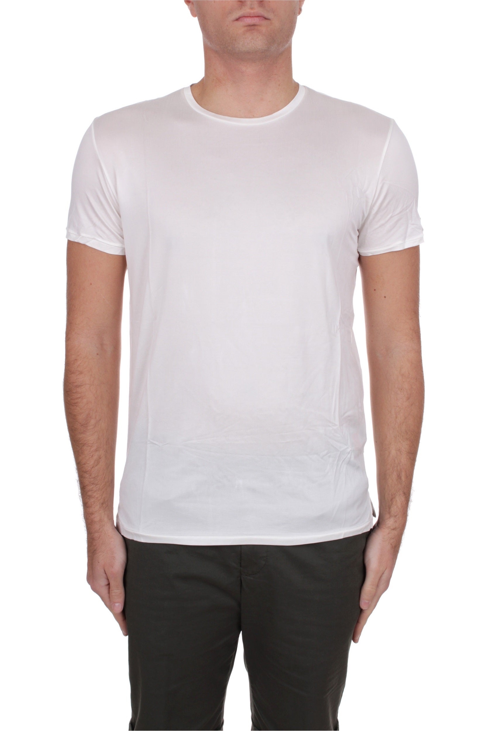 T-SHIRT MANICHE CORTE RRD CUPRO BIANCO 09