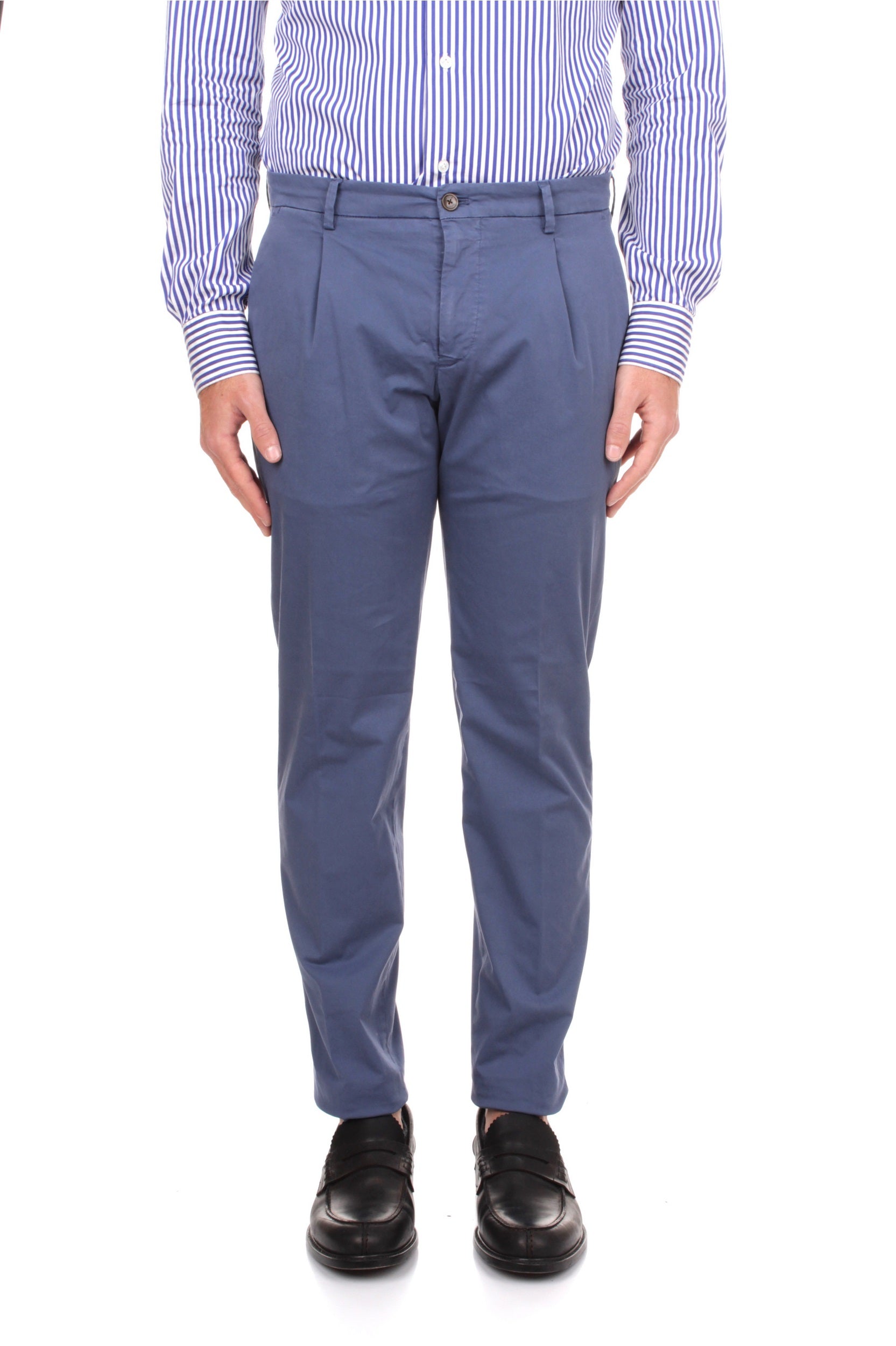PANTALONI BRIGLIA TIBERIO AZZURRO 61