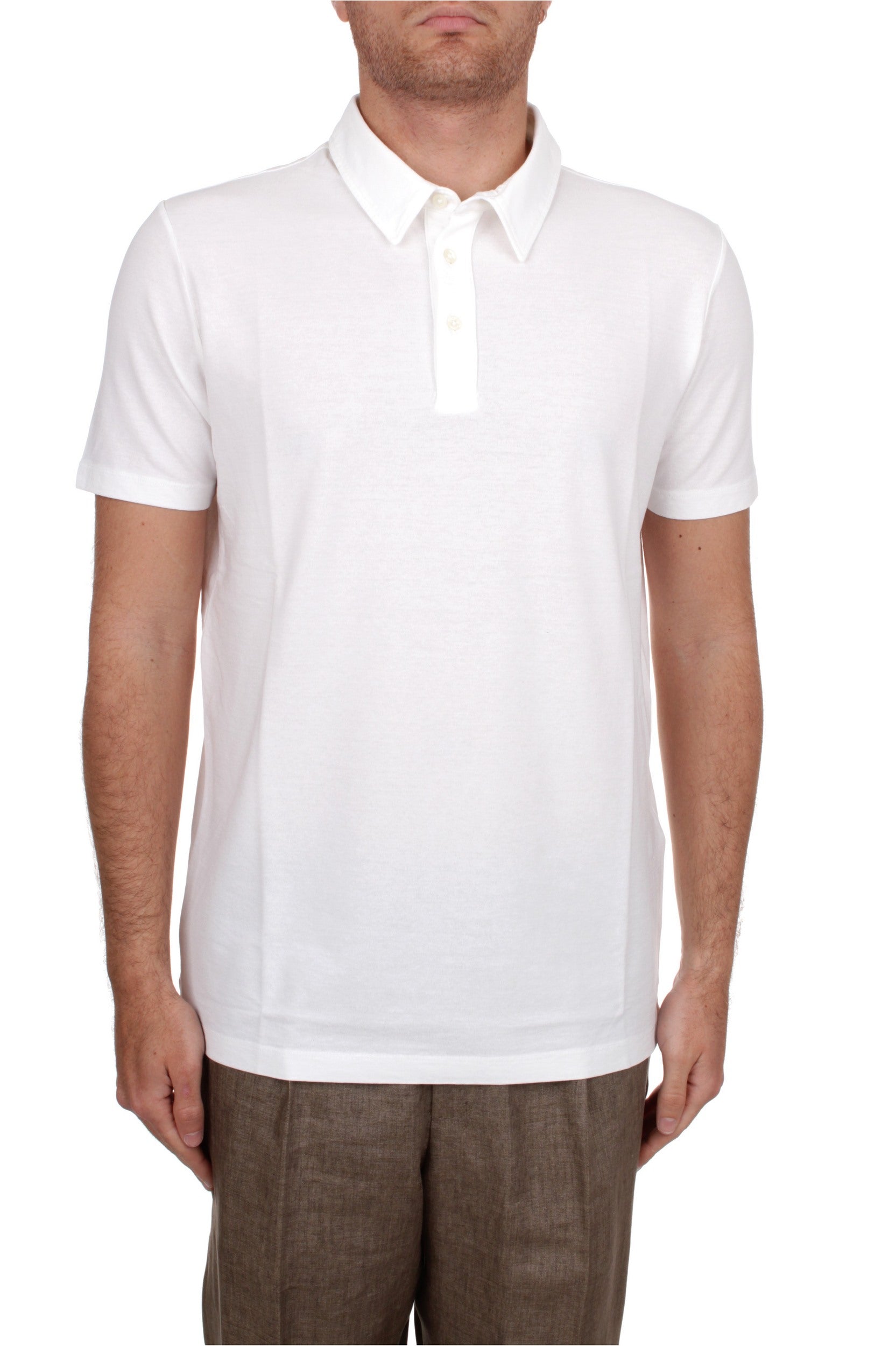 POLO MANICHE CORTE ALTEA SMITH BIANCO 29