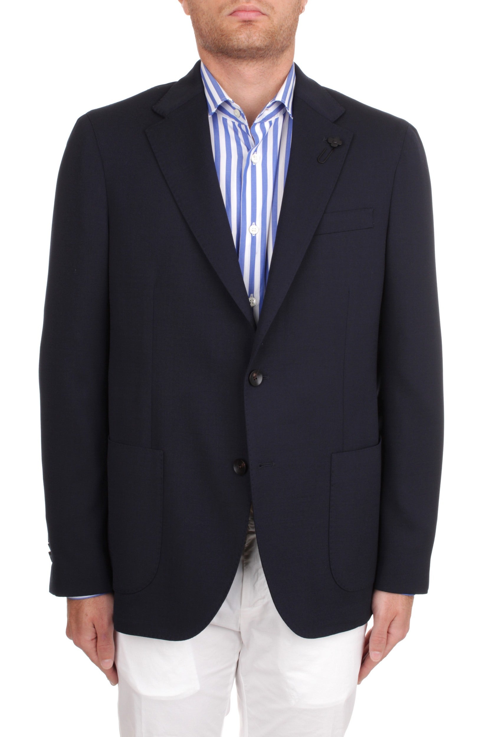 BLAZER MONOPETTO LARDINI SPECIAL LINE BLU 850