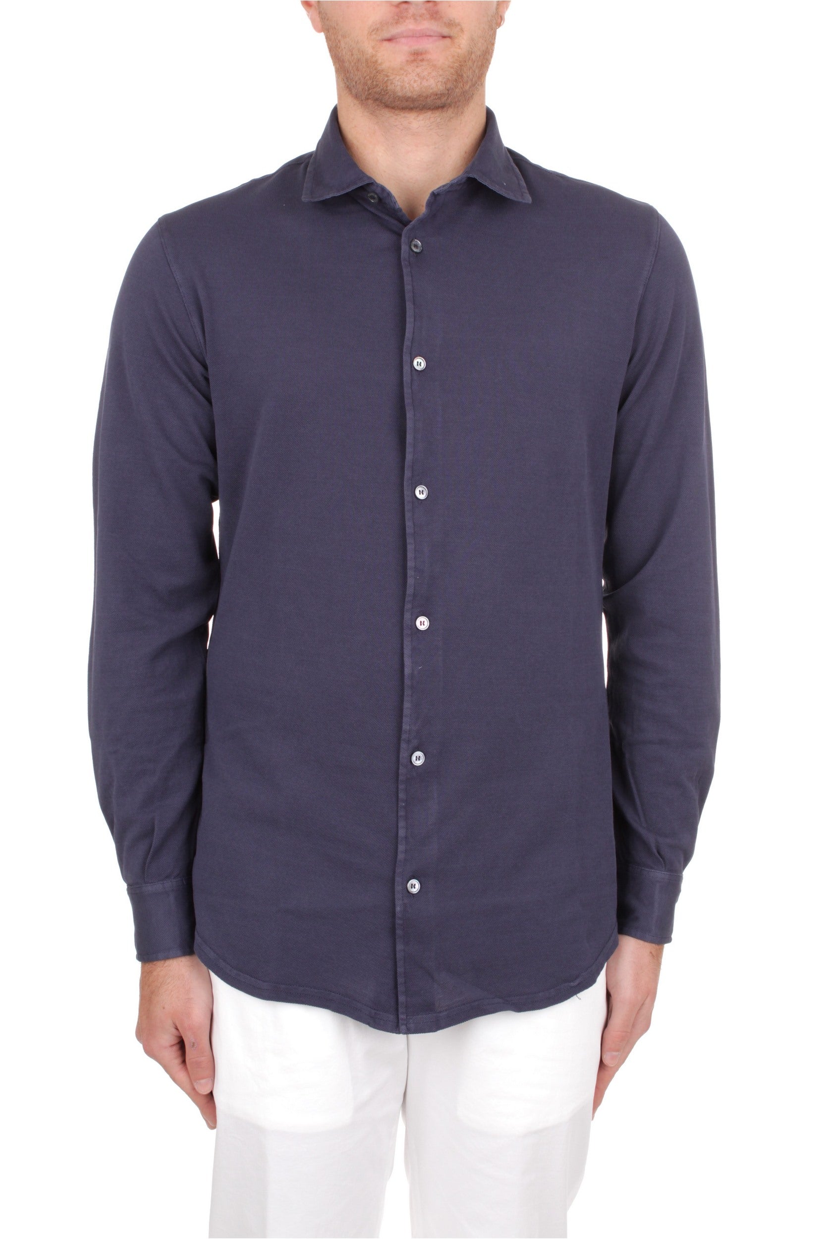 POLO CAMICIA MANICHE LUNGHE FEDELI CASHMERE ROBERT BLU 2