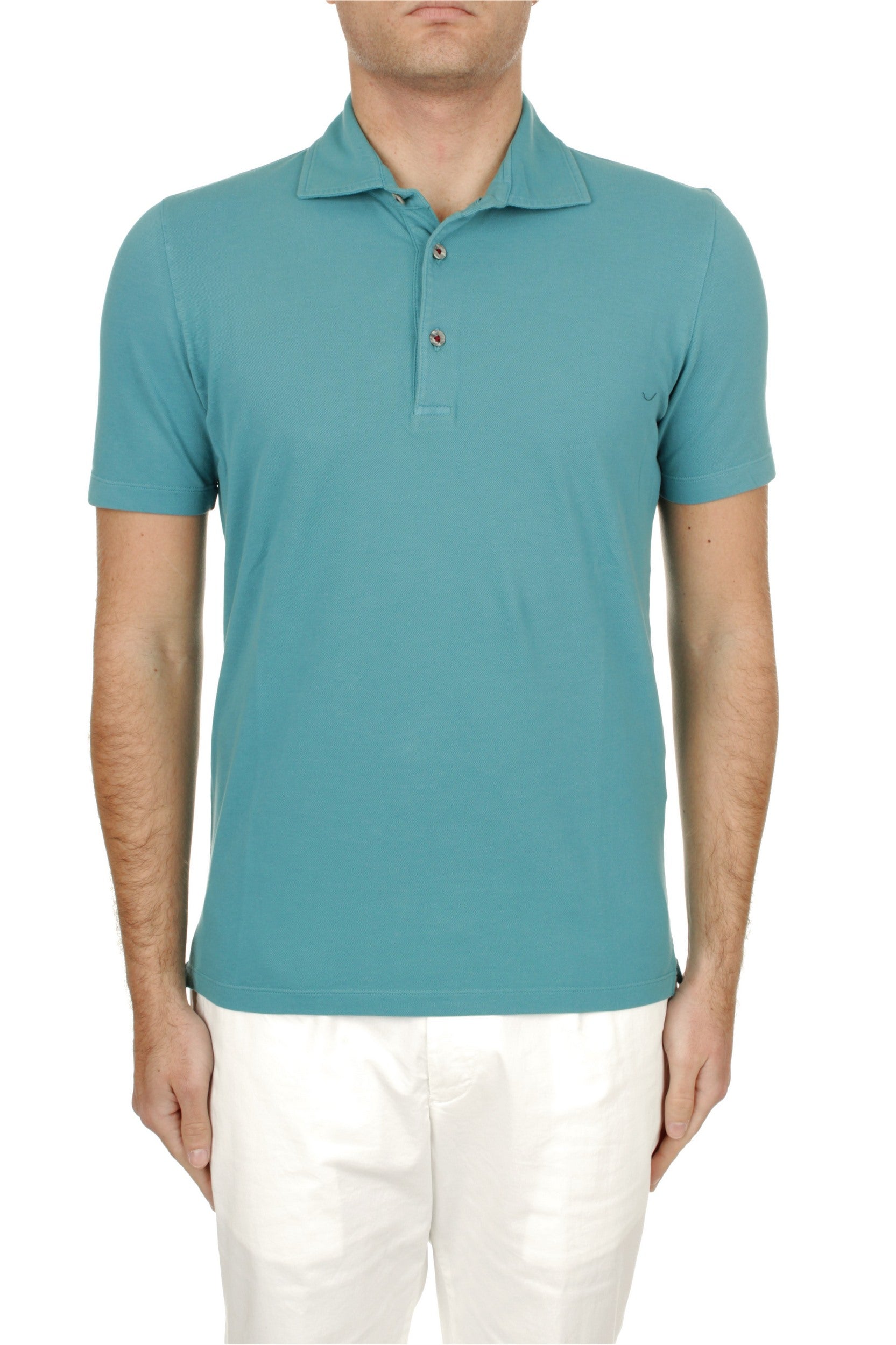 POLO MANICHE CORTE H953 FORTE PETROLIO 29