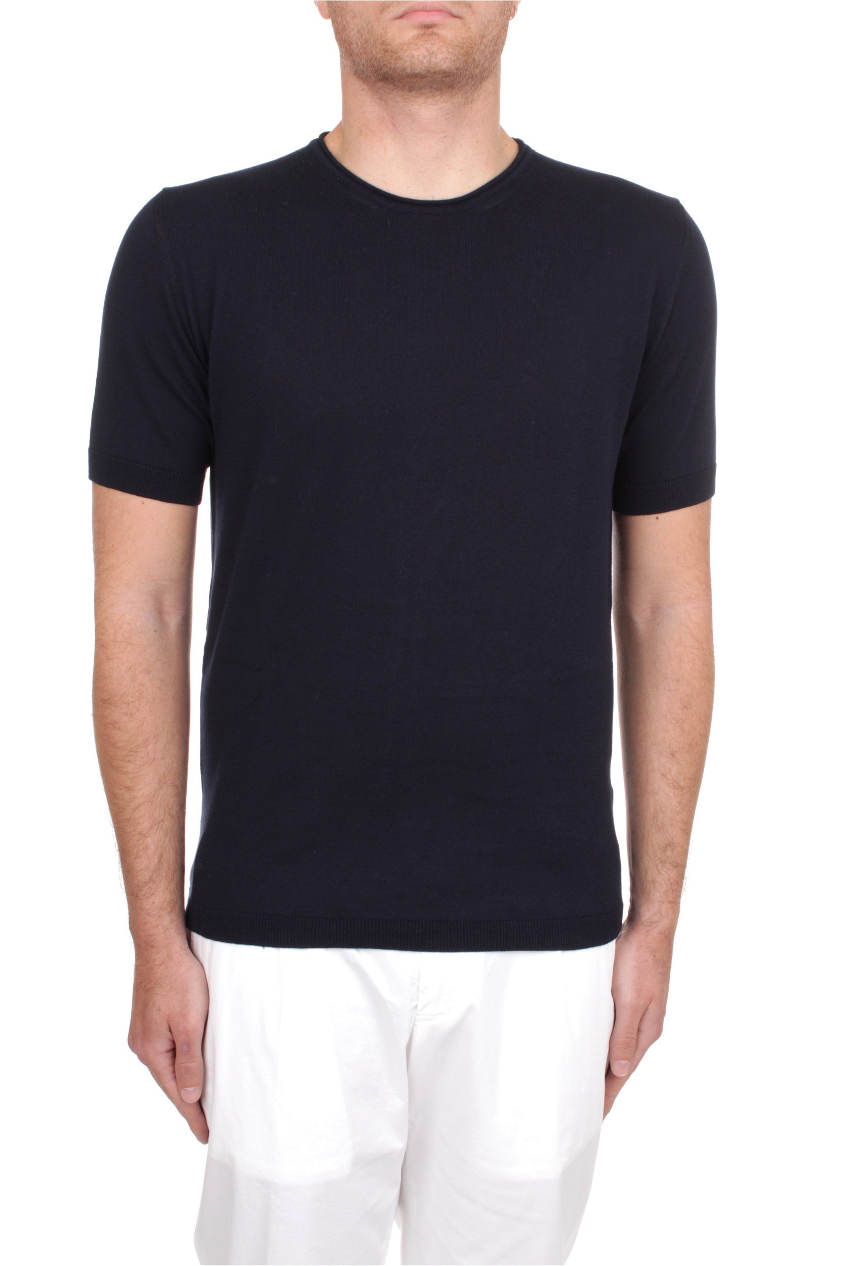 MAGLIA MANICHE CORTE RAKKI' BLU NOTTE