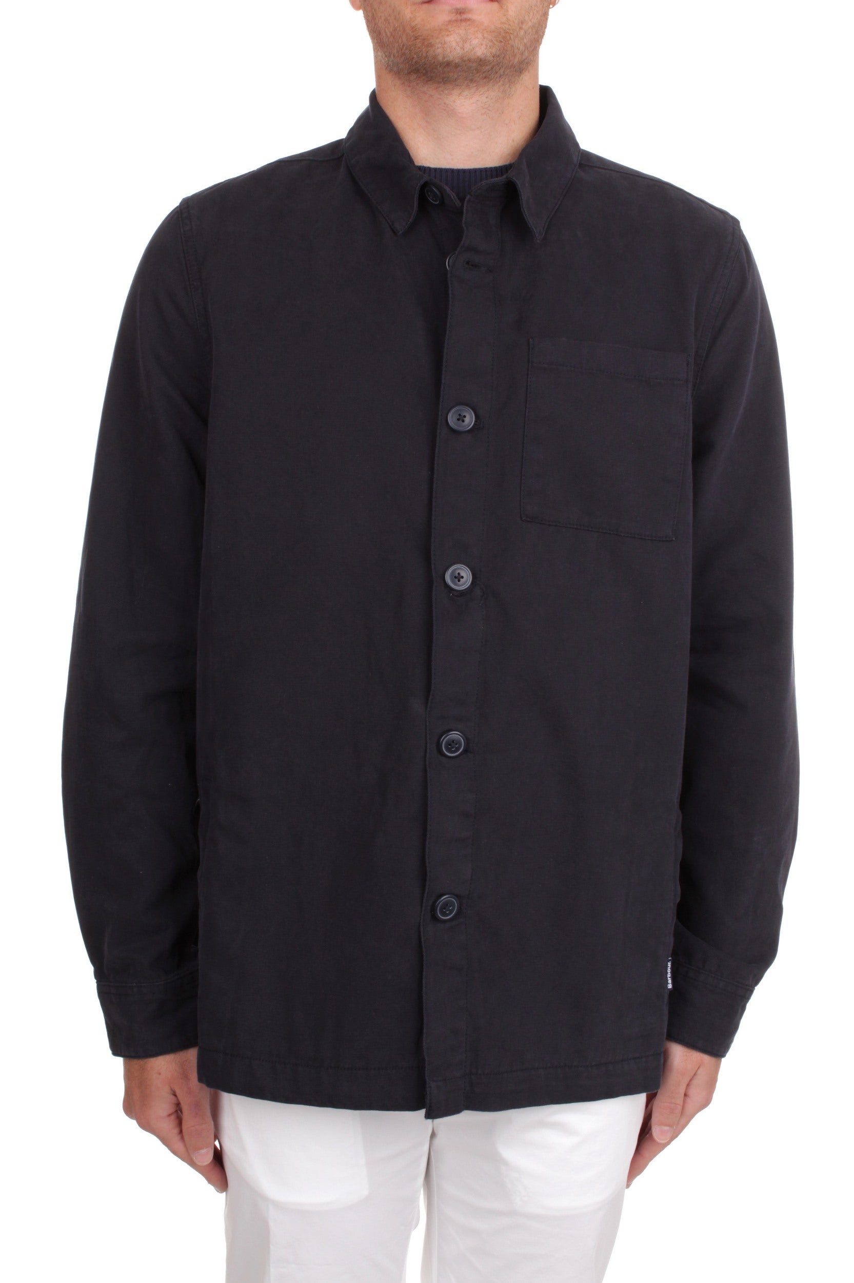 OVERSHIRT BARBOUR BLEACHED NAVY NY91