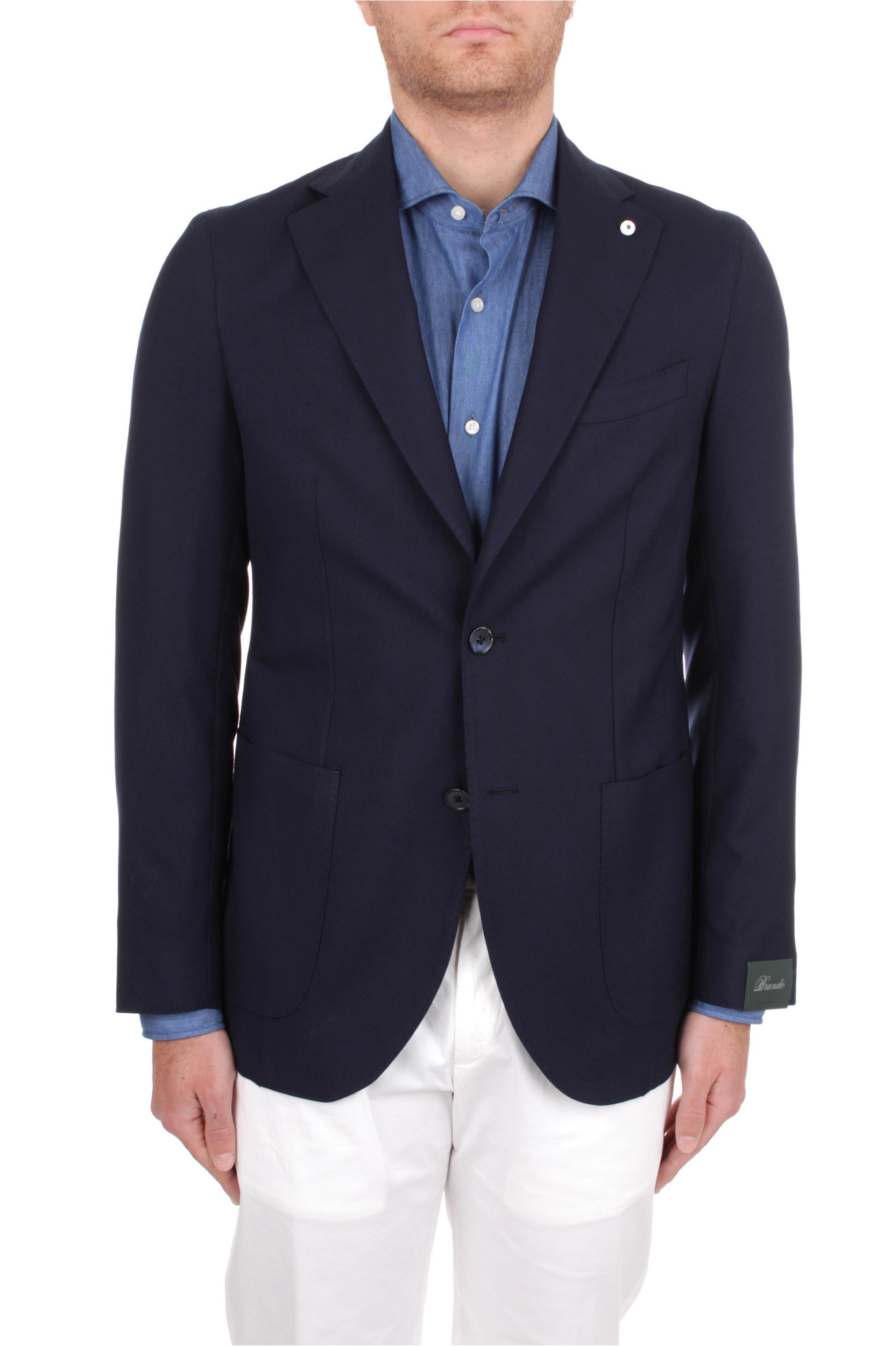 BLAZER MONOPETTO BRANDO BLU 3