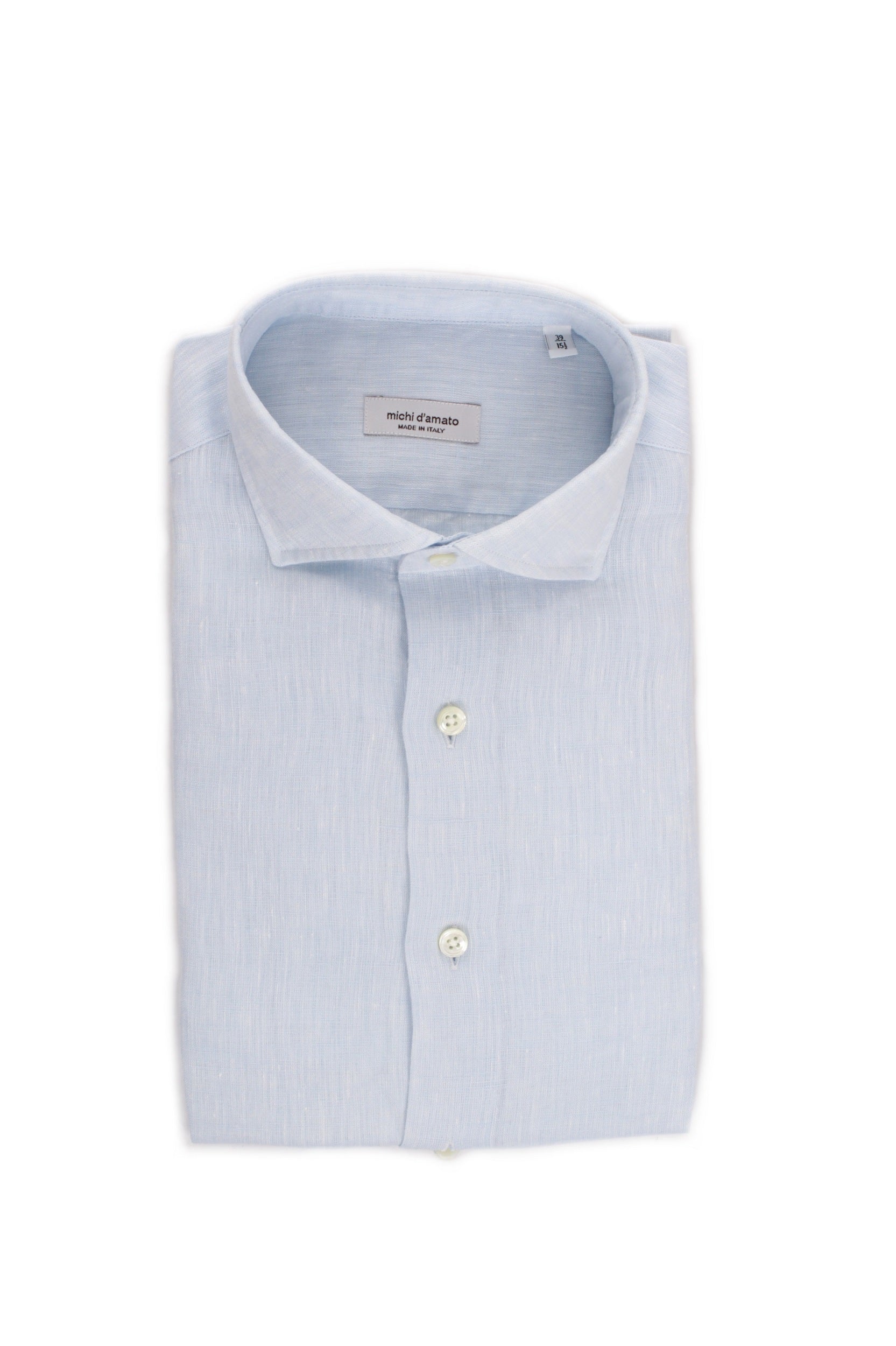 CAMICIA COLLO FRANCESE MICHI D'AMATO DARREN CELESTE A/04