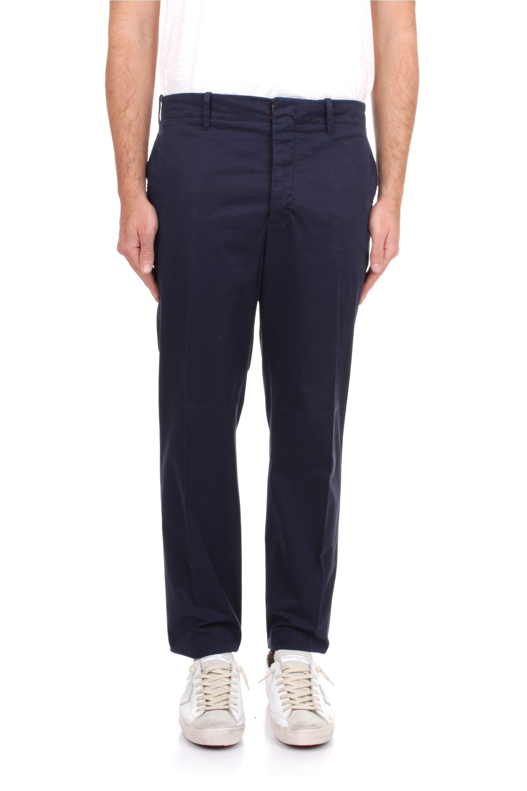 PANTALONI CHINO HINDUSTRIE SAIA BLUE Q410