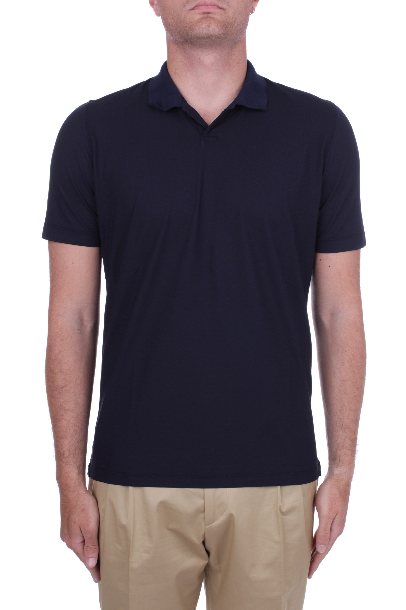 POLO MANICHE CORTE H953 CAPRI NAVY 90