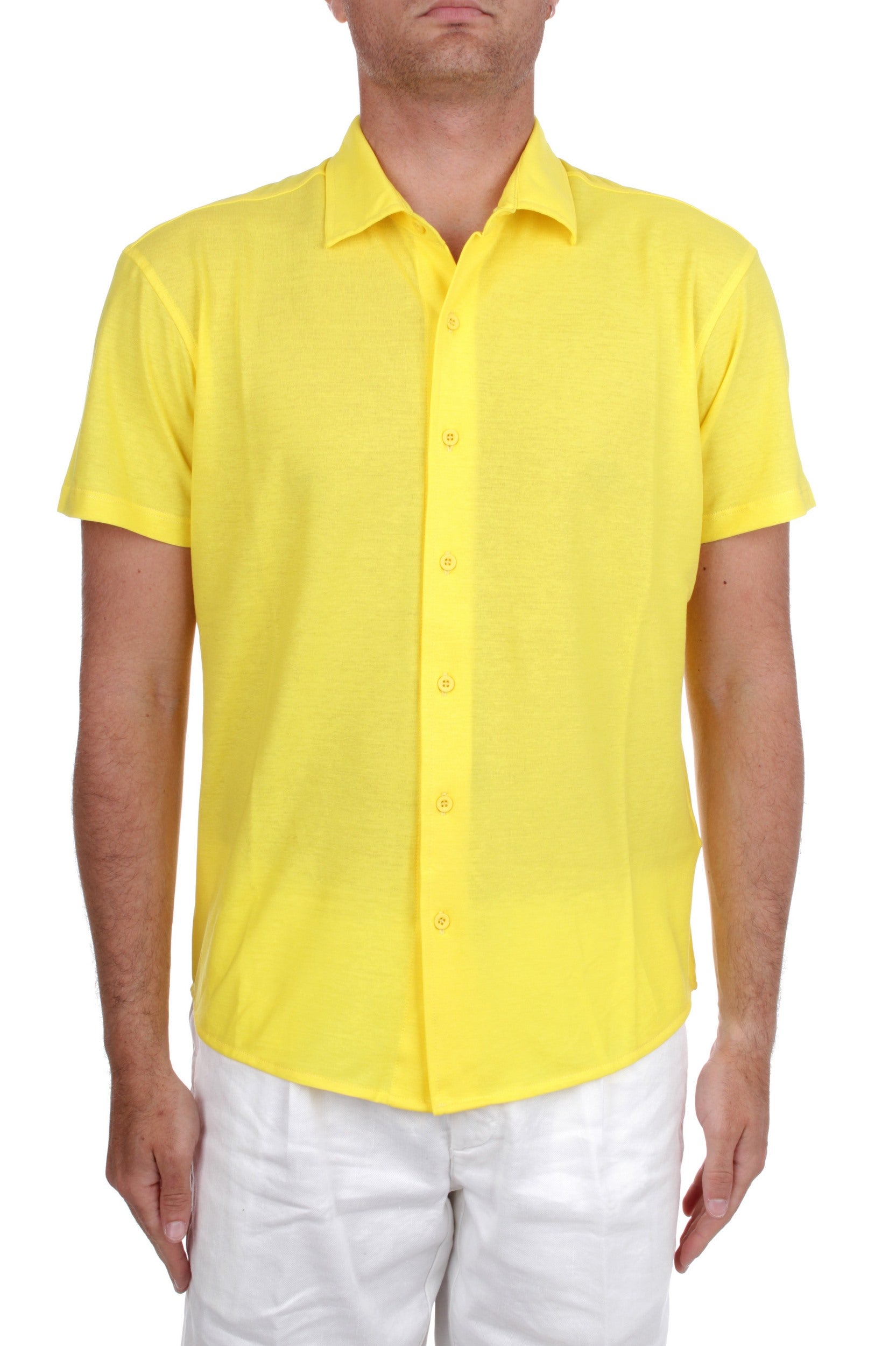POLO CAMICIA MANICHE CORTE SANVITO GIALLO