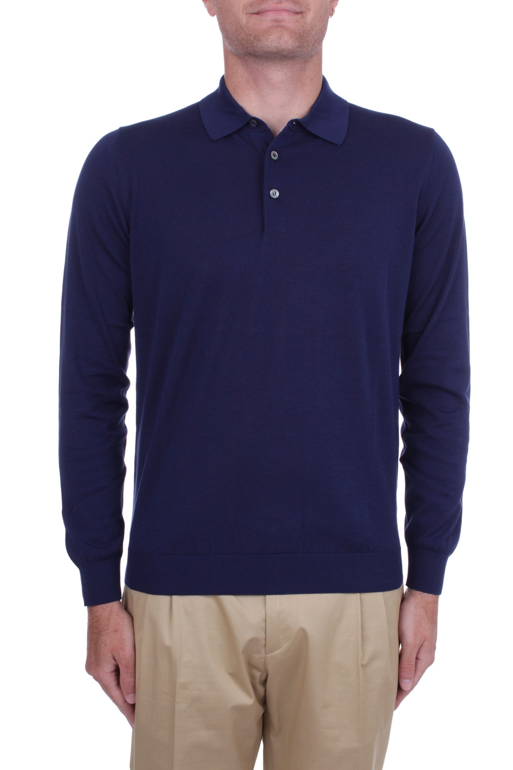 POLO MANICHE LUNGHE DRUMOHR BLU 770
