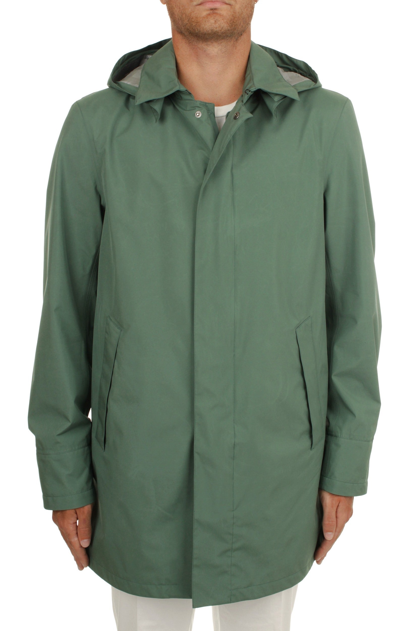 IMPERMEABILE HERNO LAMINAR GORE 2L DARK FOREST 7540