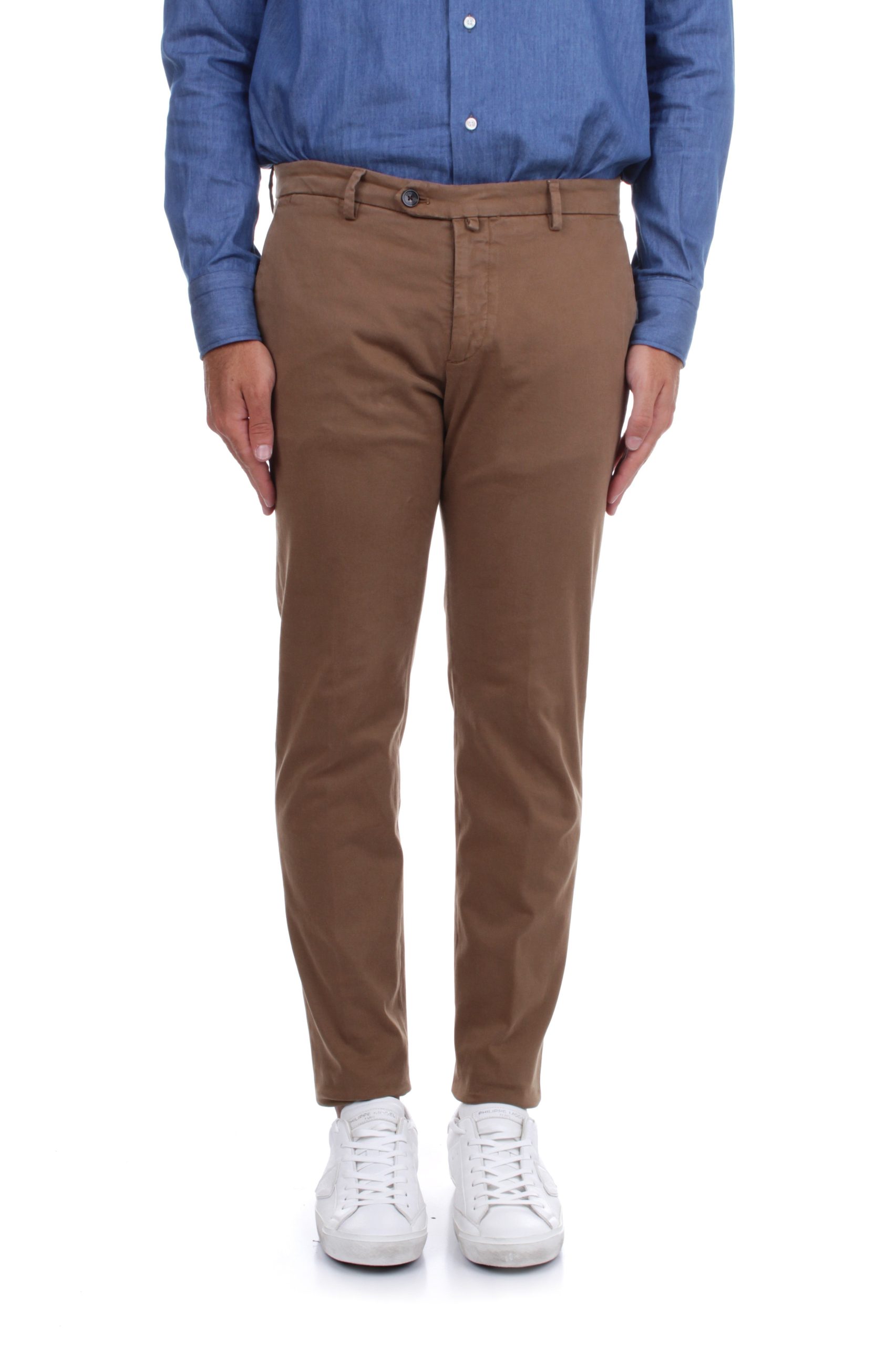 PANTALONI CHINO BRIGLIA BG04 TABACCO 73