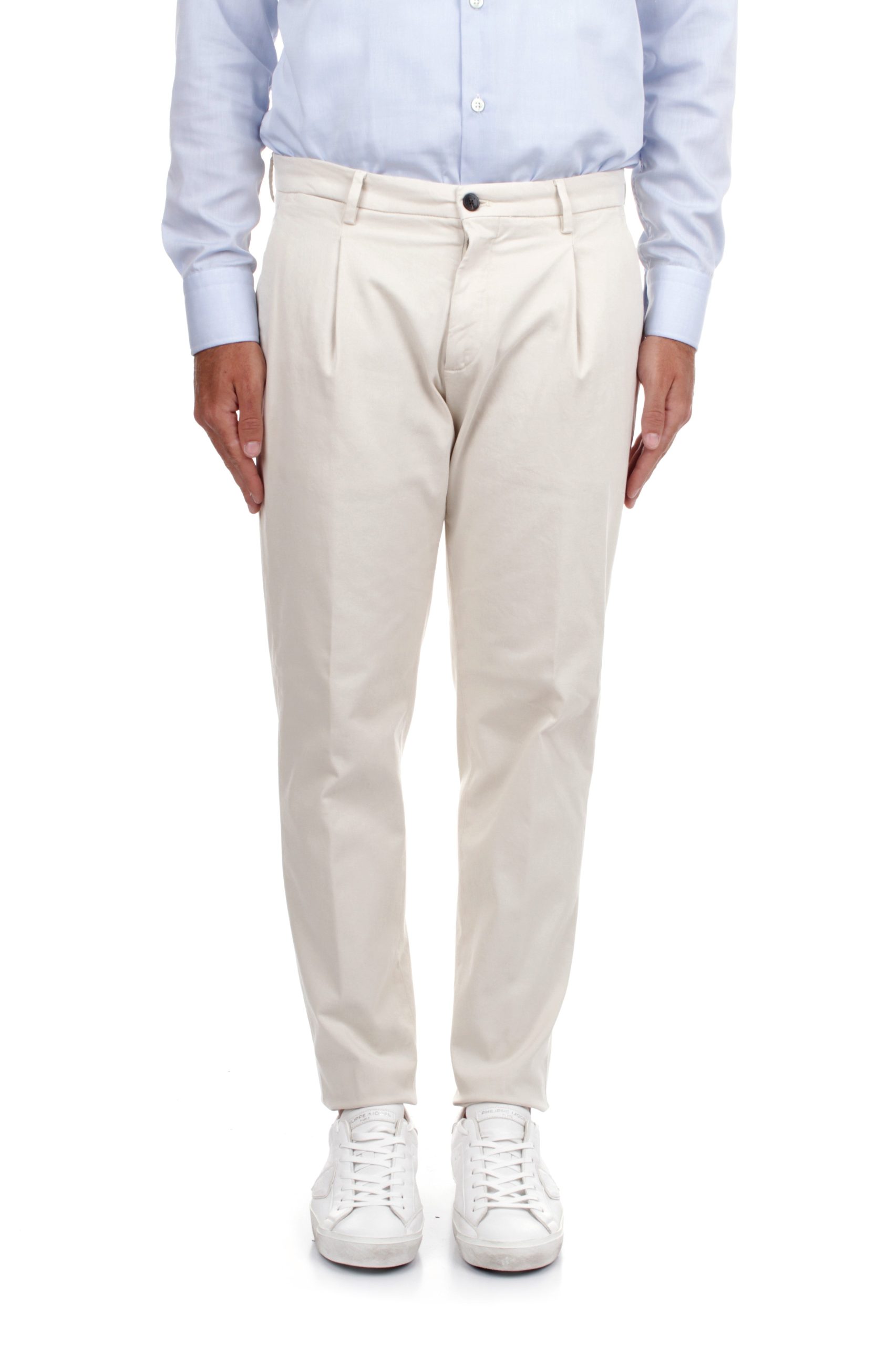 PANTALONI CHINO BRIGLIA TIBERIO BEIGE CHIARO 103