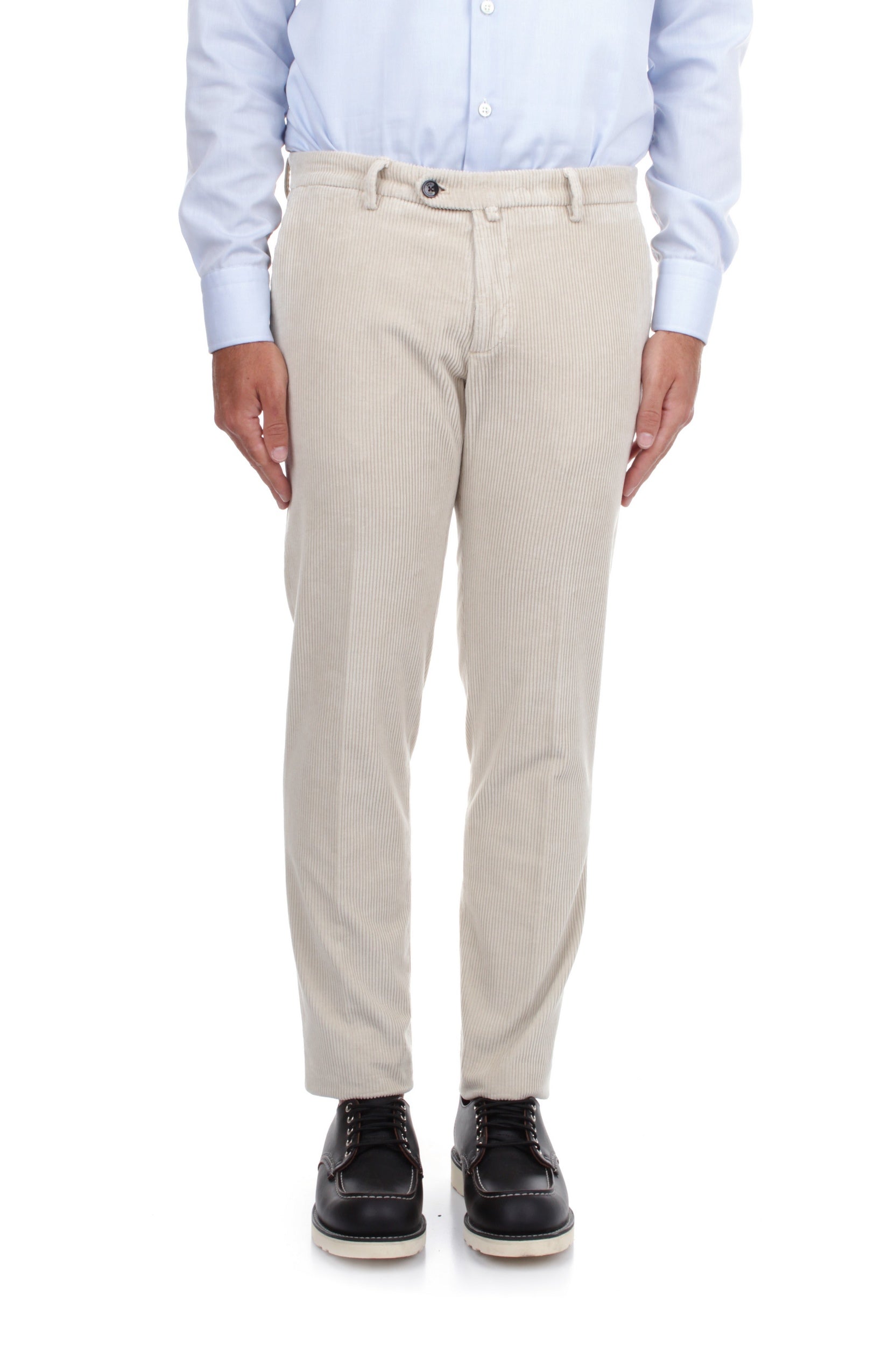 PANTALONI IN VELLUTO BRIGLIA BG04 BEIGE CHIARO 103