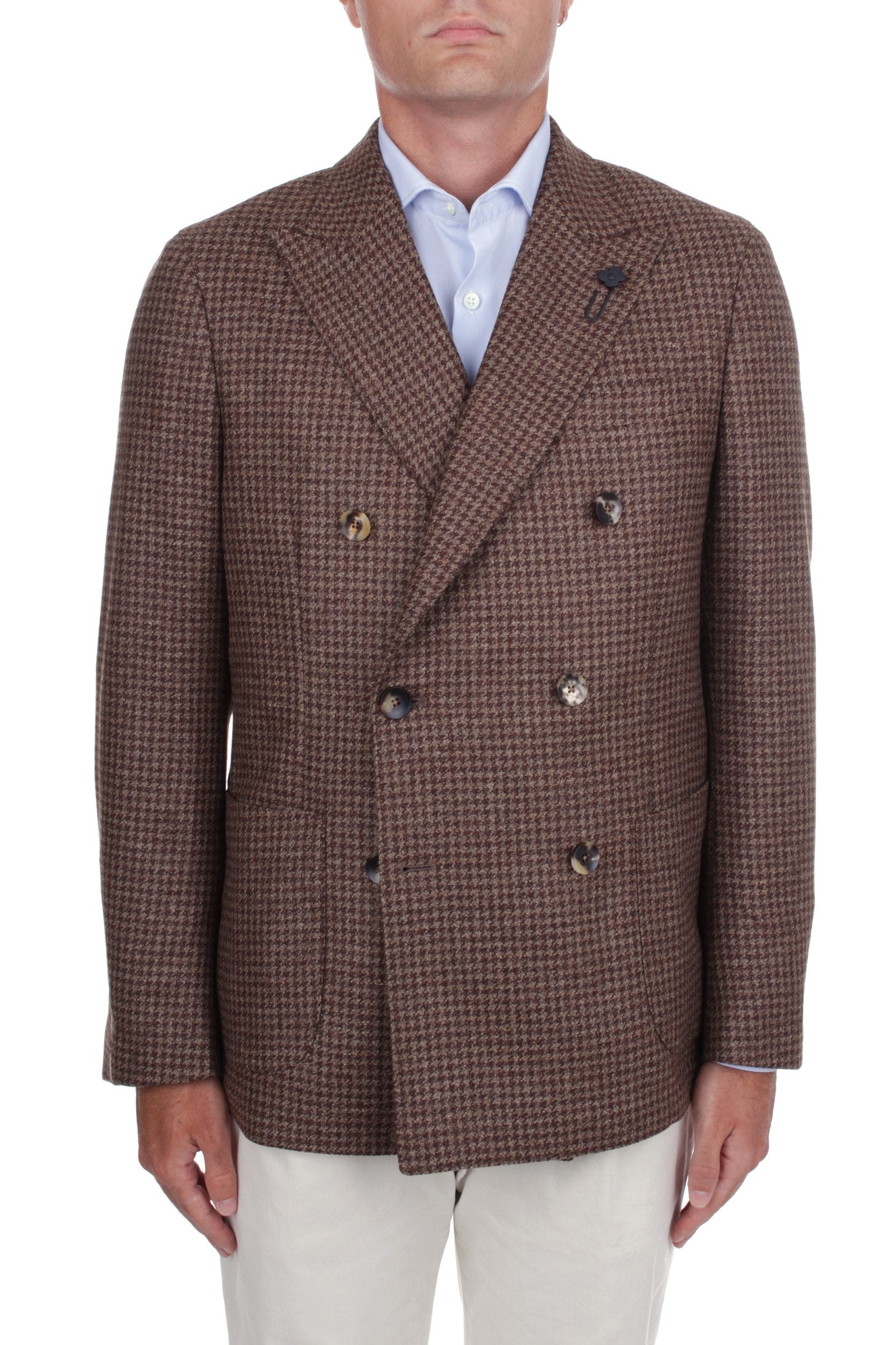 BLAZER DOPPIOPETTO LARDINI SPECIAL LINE MARRONE 300MA
