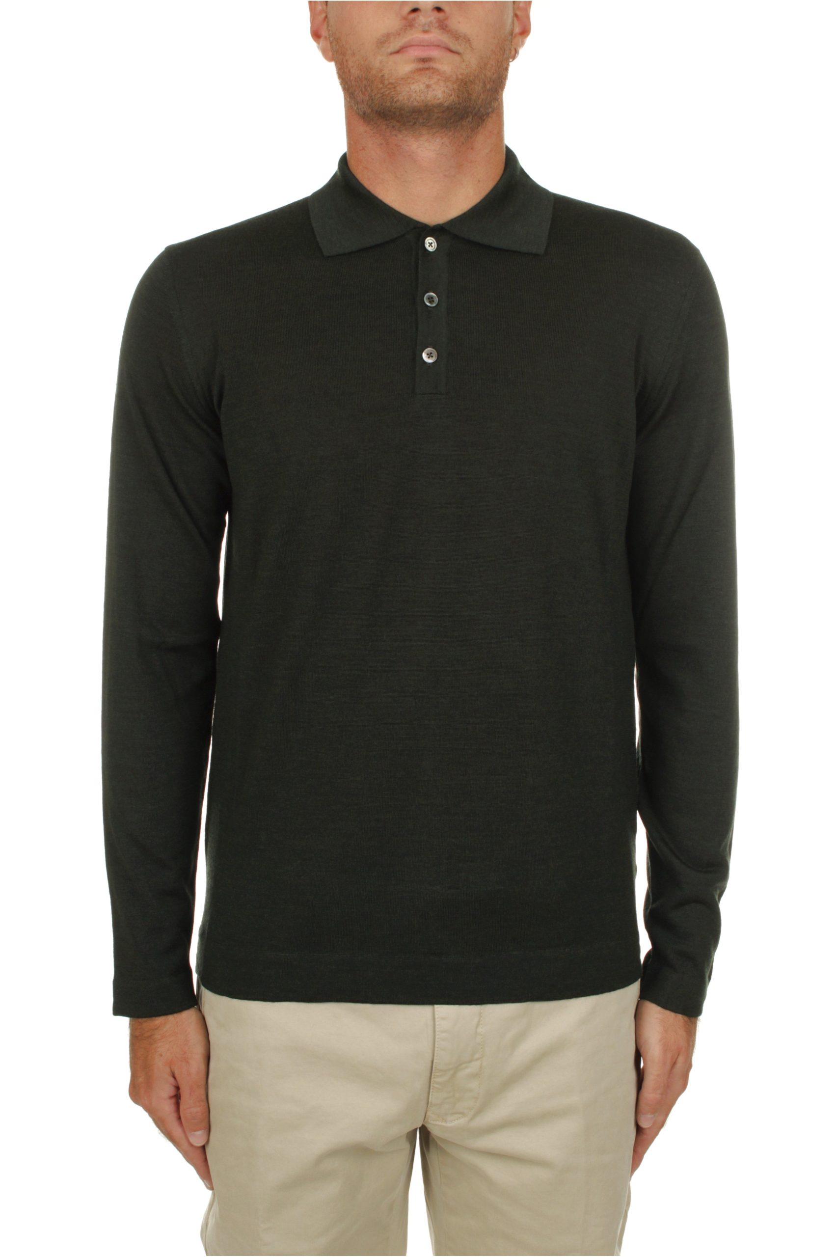 POLO MANICHE LUNGHE HINDUSTRIE OLIVE