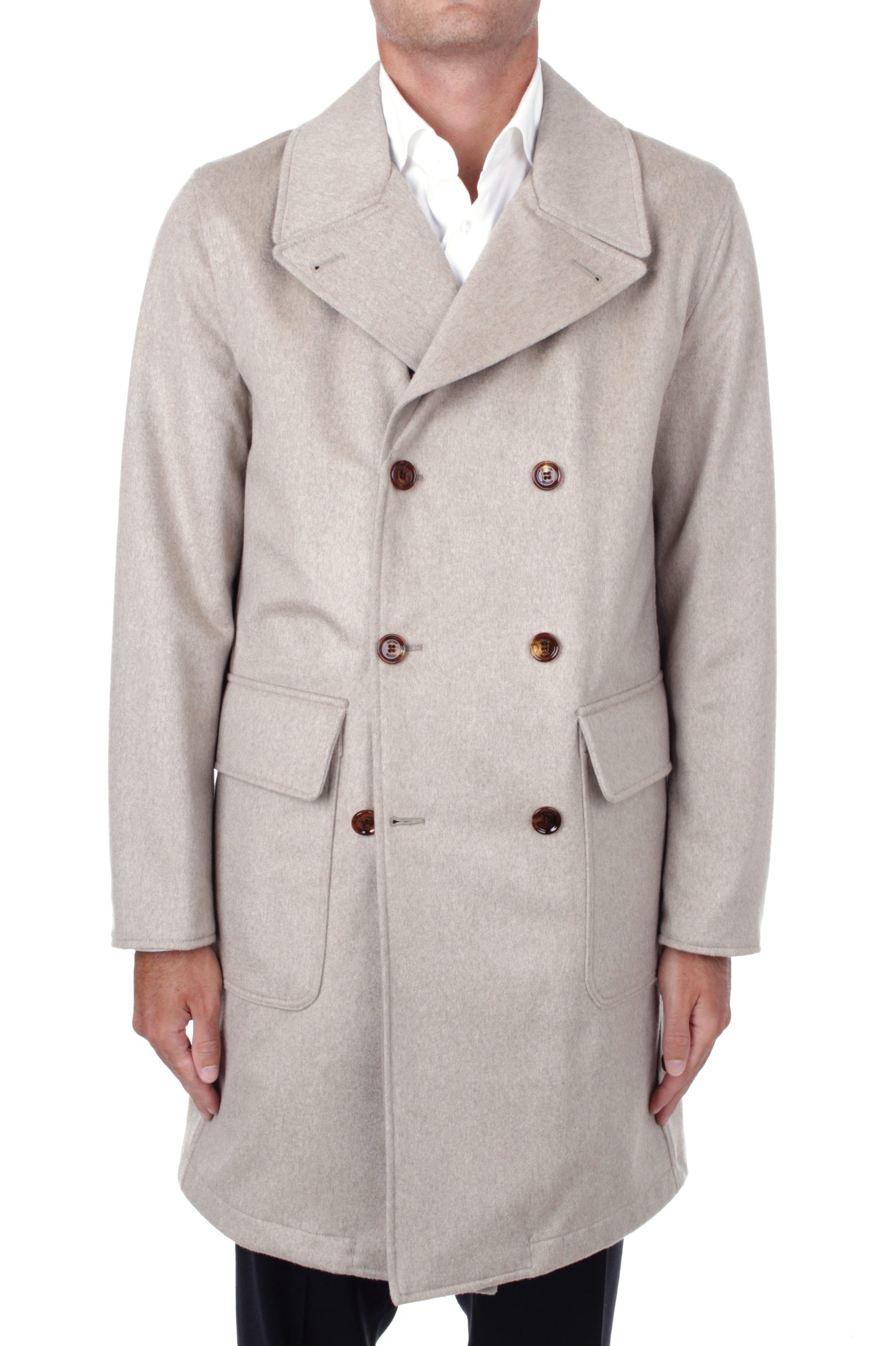 CAPPOTTO DOPPIOPETTO REVERSIBILE KIRED GYALA BEIGE/BEIGE