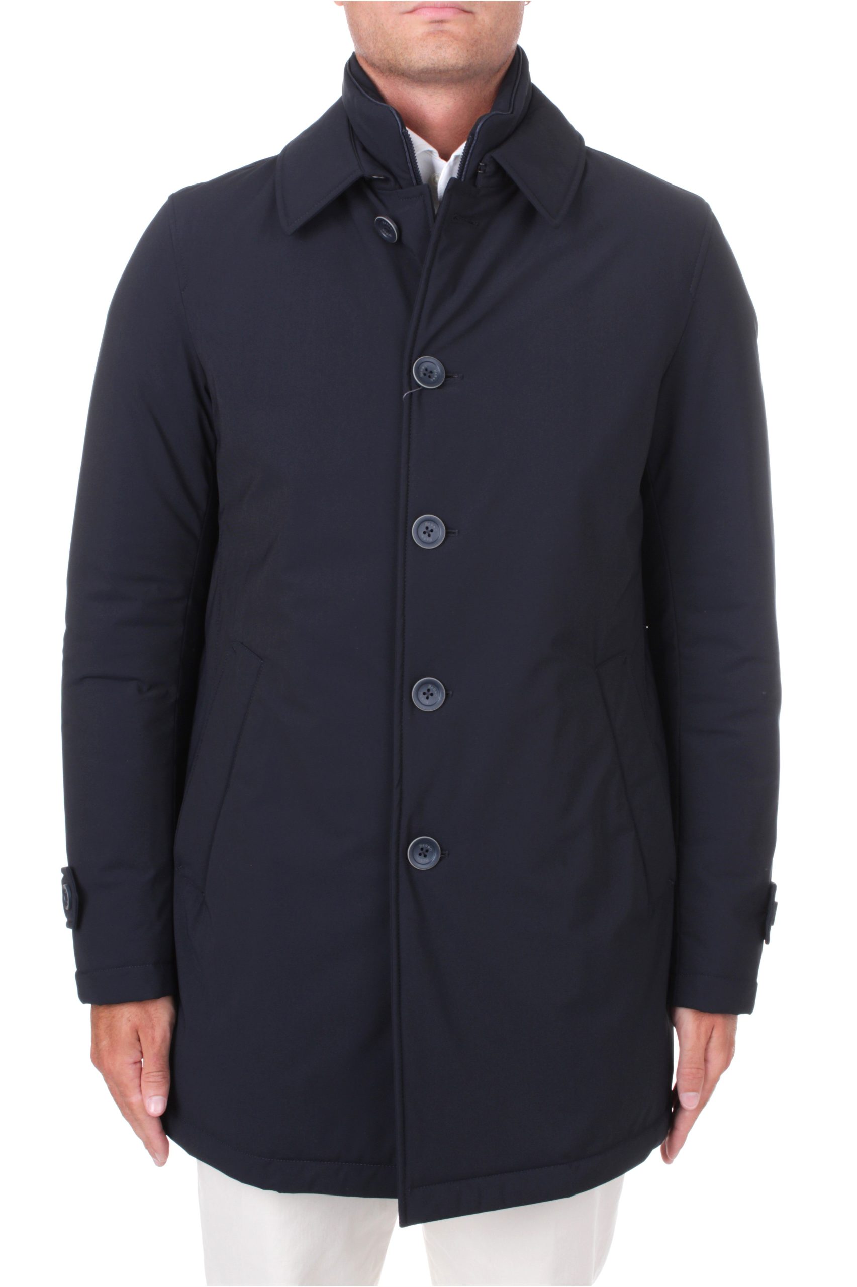 IMPERMEABILE HERNO WASHINGTON BLU 9200