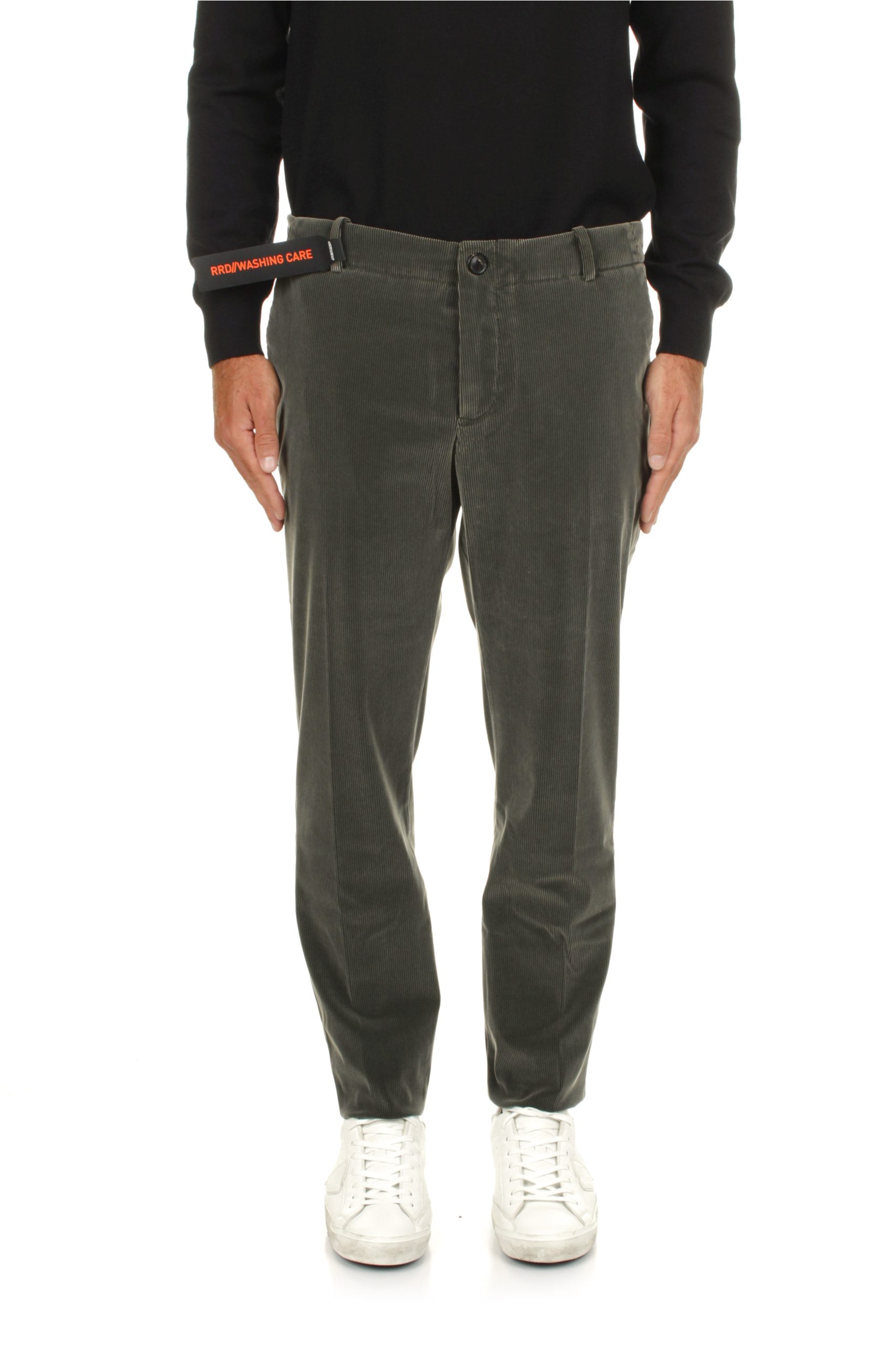 PANTALONI RRD VELVET 1000 VERDE MILITARE 21