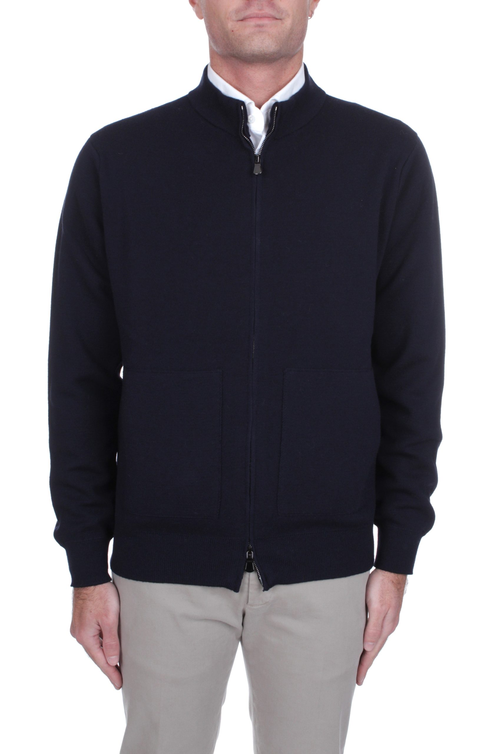 MAGLIA CON ZIP ARROWS NAVY 890