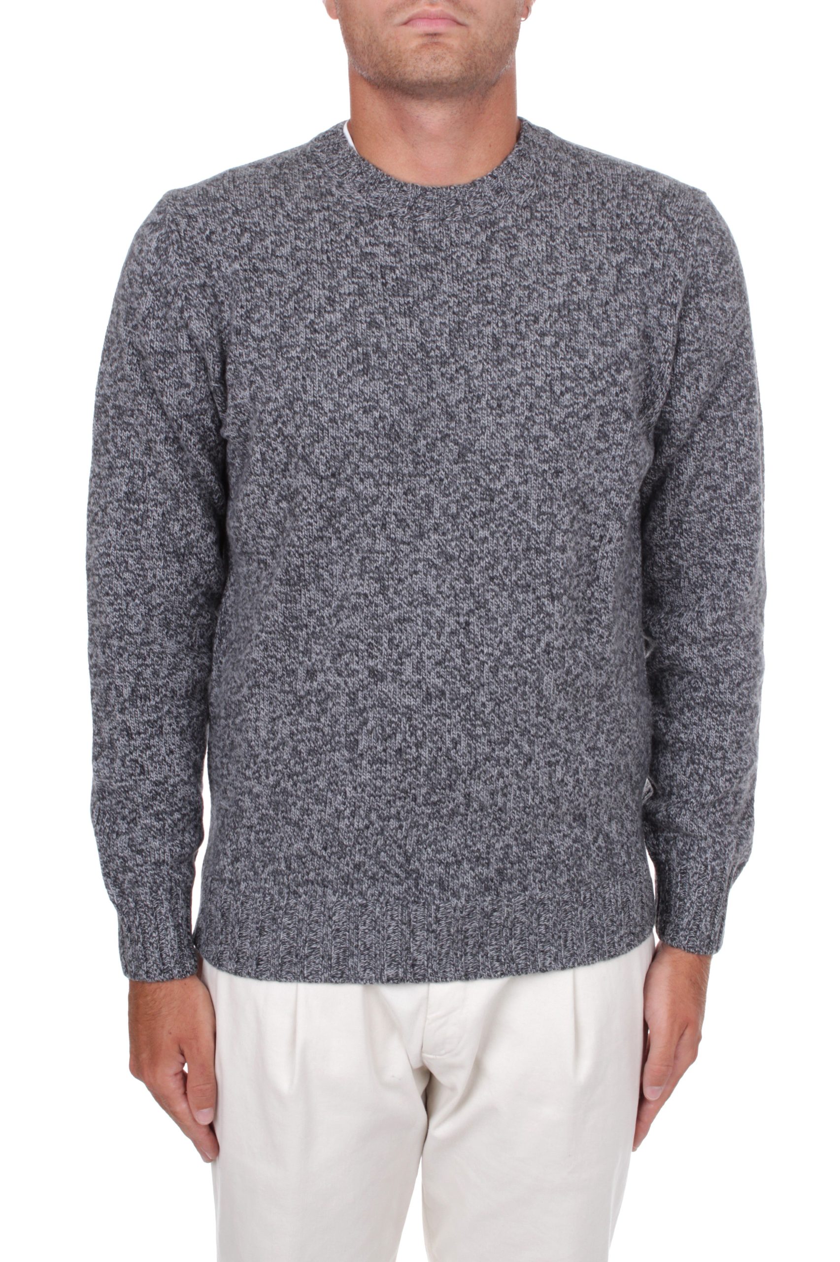 MAGLIONE GIROCOLLO ARROWS GRIGIO CHIARO-PIETRA 9296