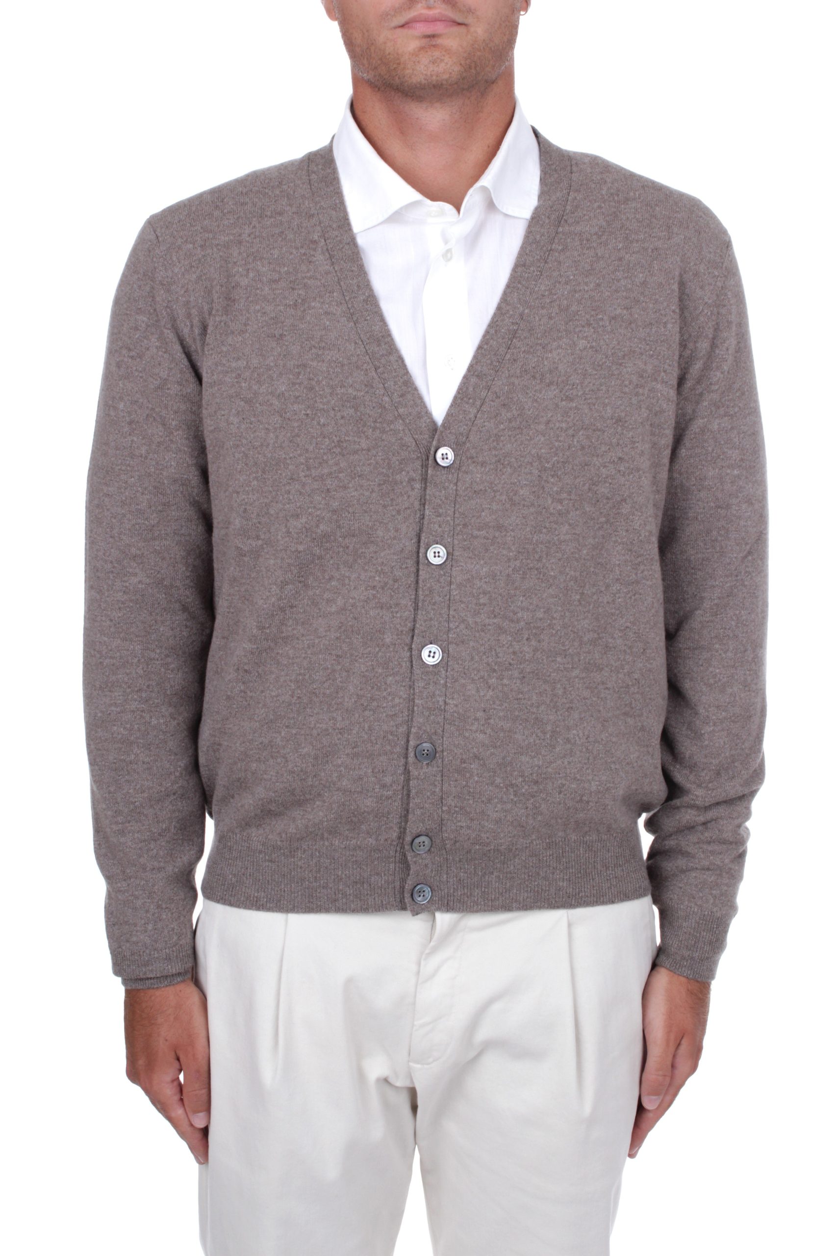 CARDIGAN MANICHE LUNGHE ARROWS TORTORA 920