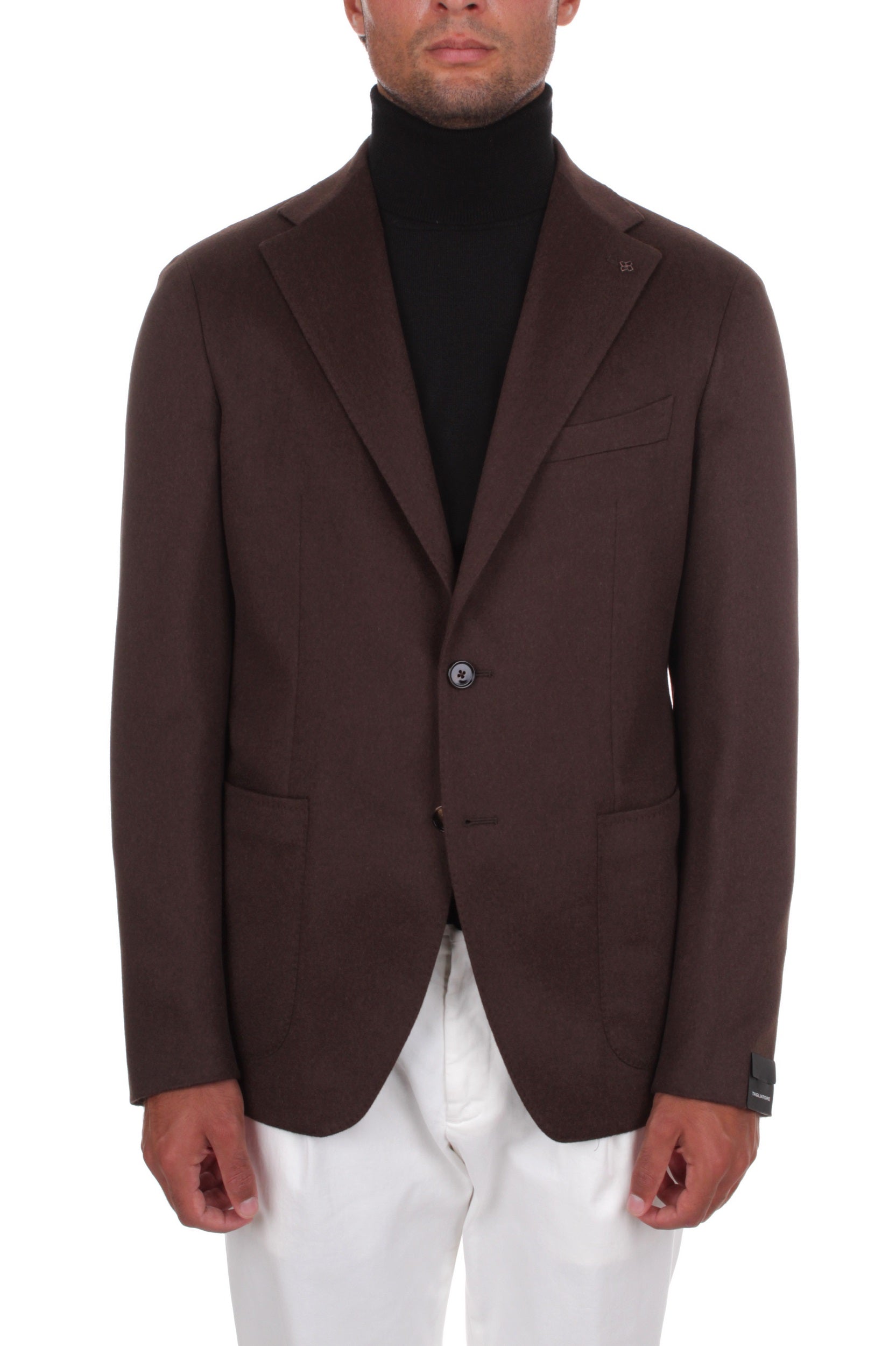 BLAZER MONOPETTO TAGLIATORE MARRONE M5073