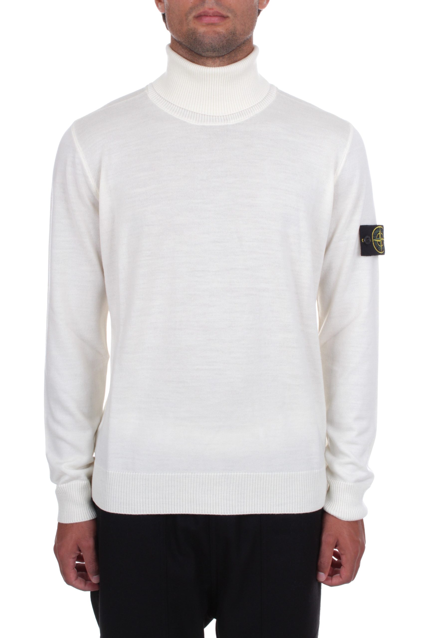 MAGLIA DOLCEVITA STONE ISLAND RWS BIANCO NATURALE V0099
