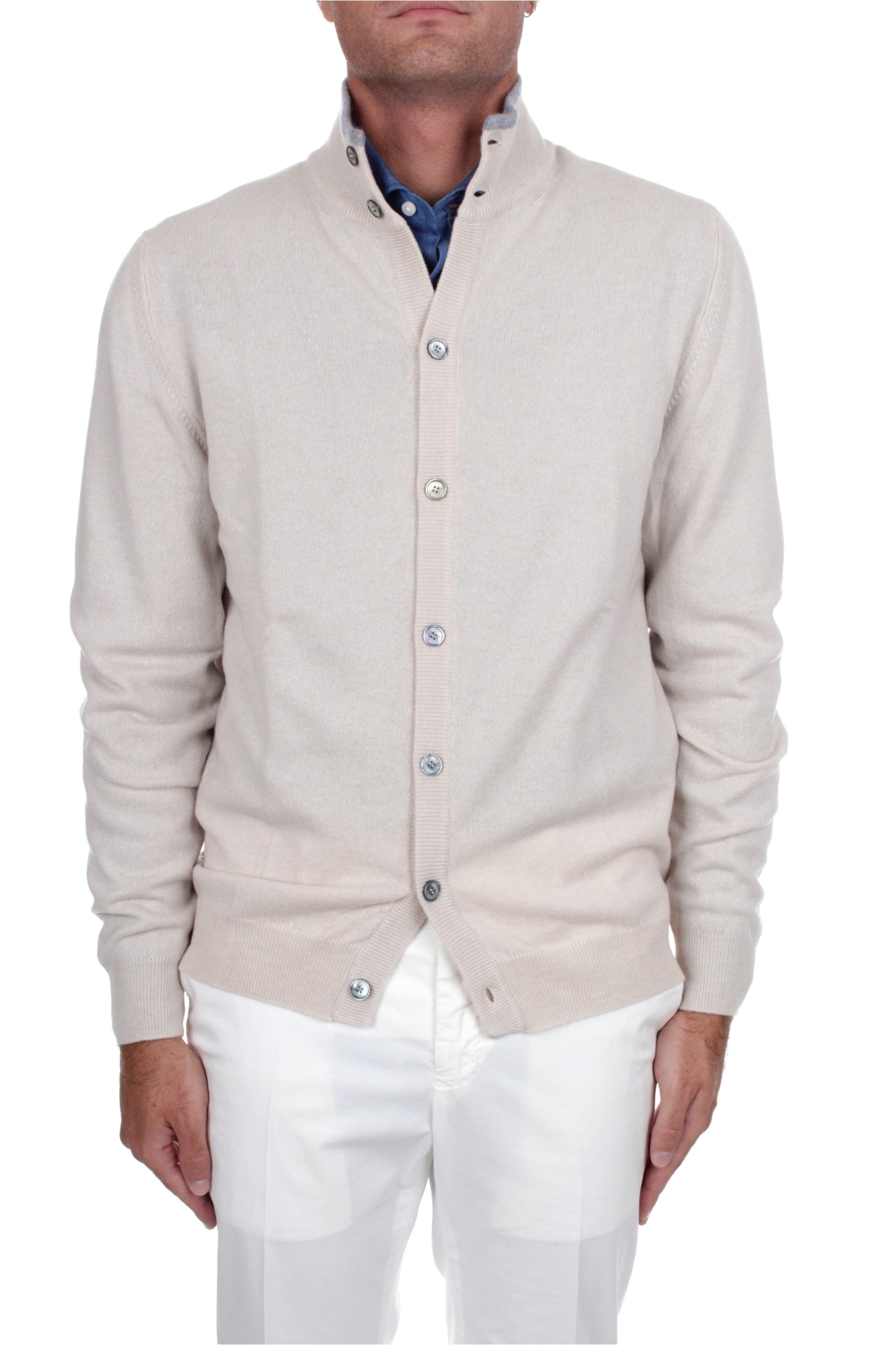 CARDIGAN FEDELI CASHMERE BEIGE 1