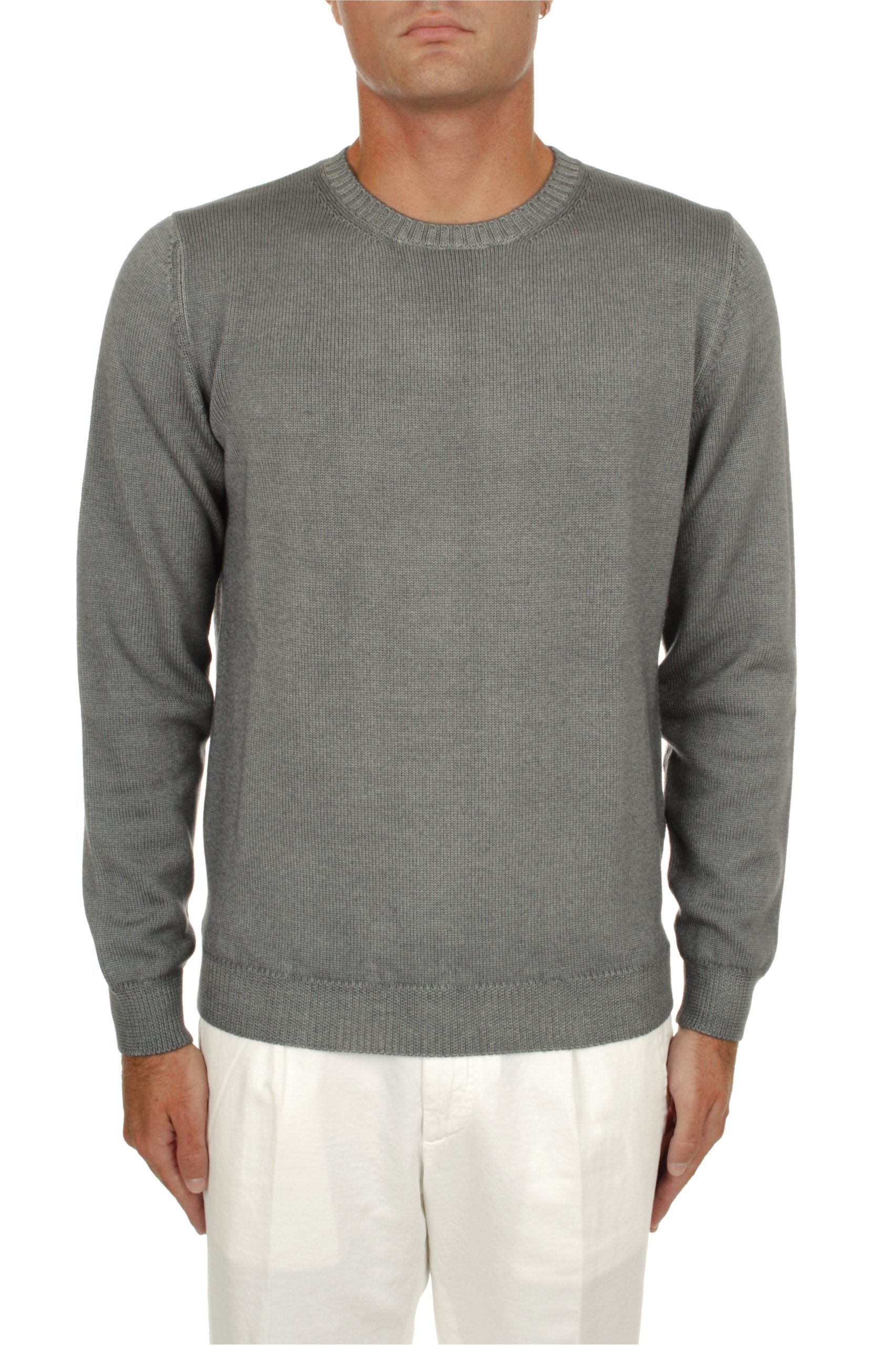 MAGLIA GIROCOLLO FEDELI CASHMERE GRIGIO 56