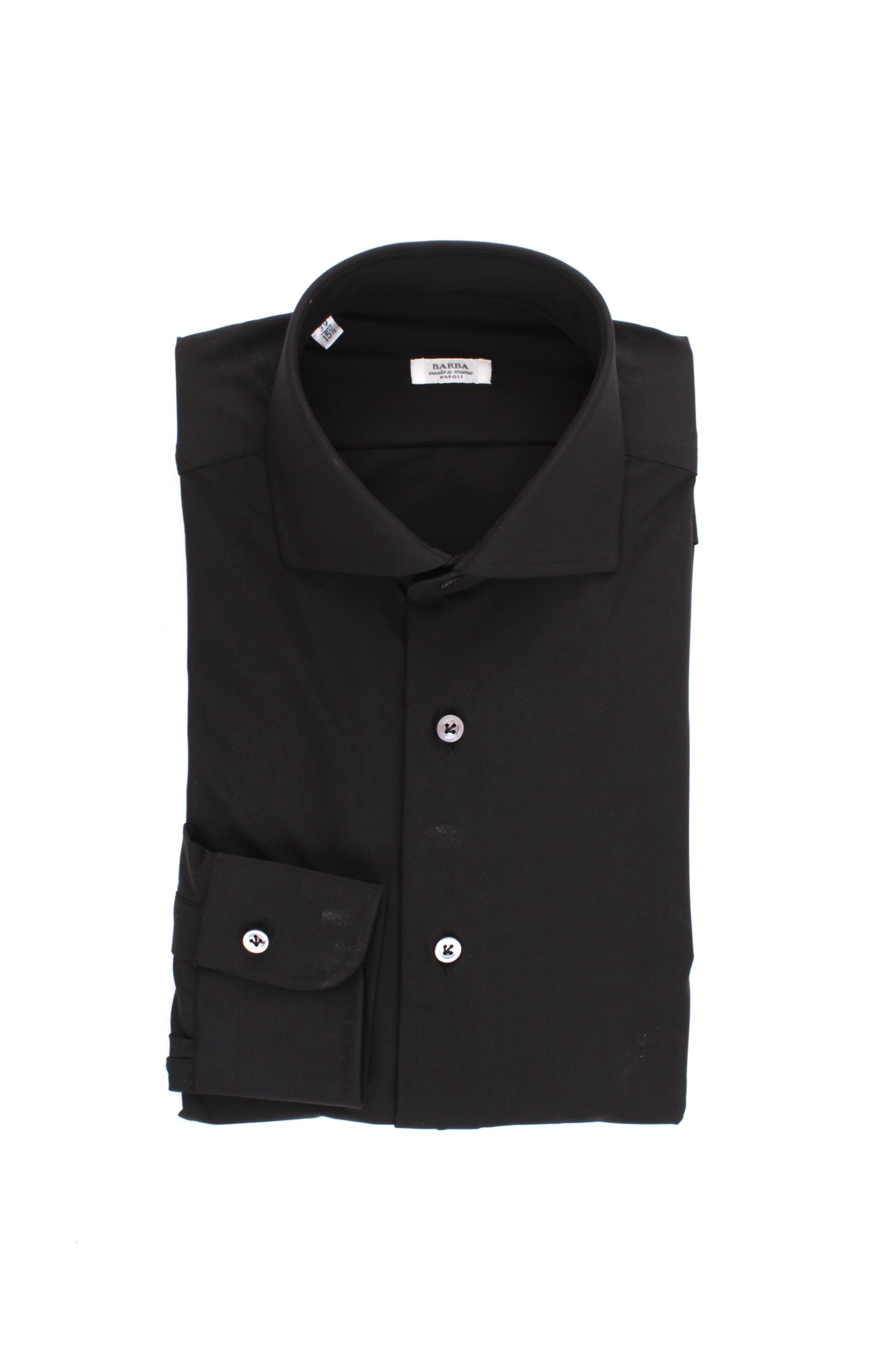 CAMICIA COLLO FRANCESE BARBA NERO 4