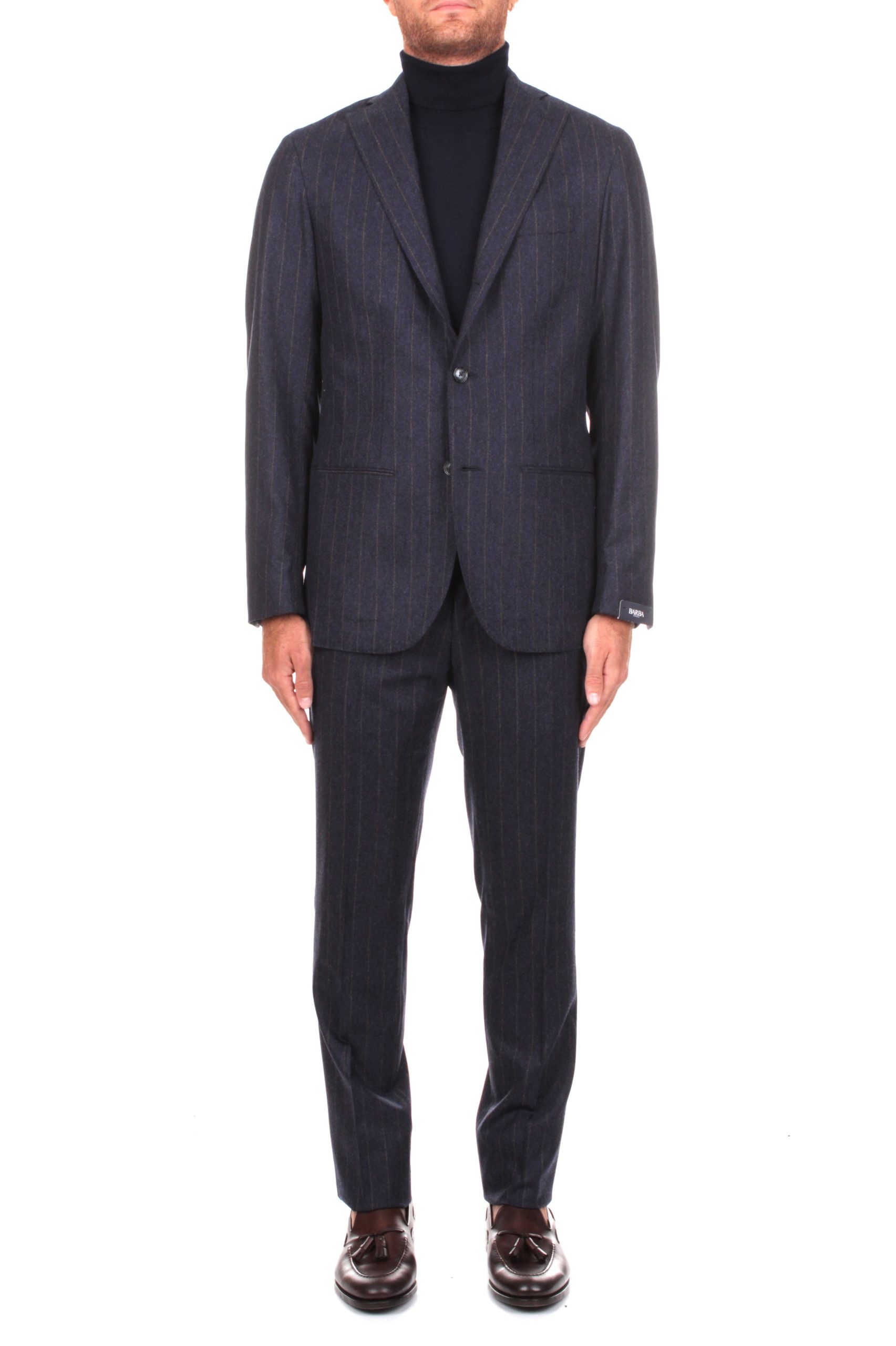 ABITO MONOPETTO BARBA JIMMY BLU GESSATO 2