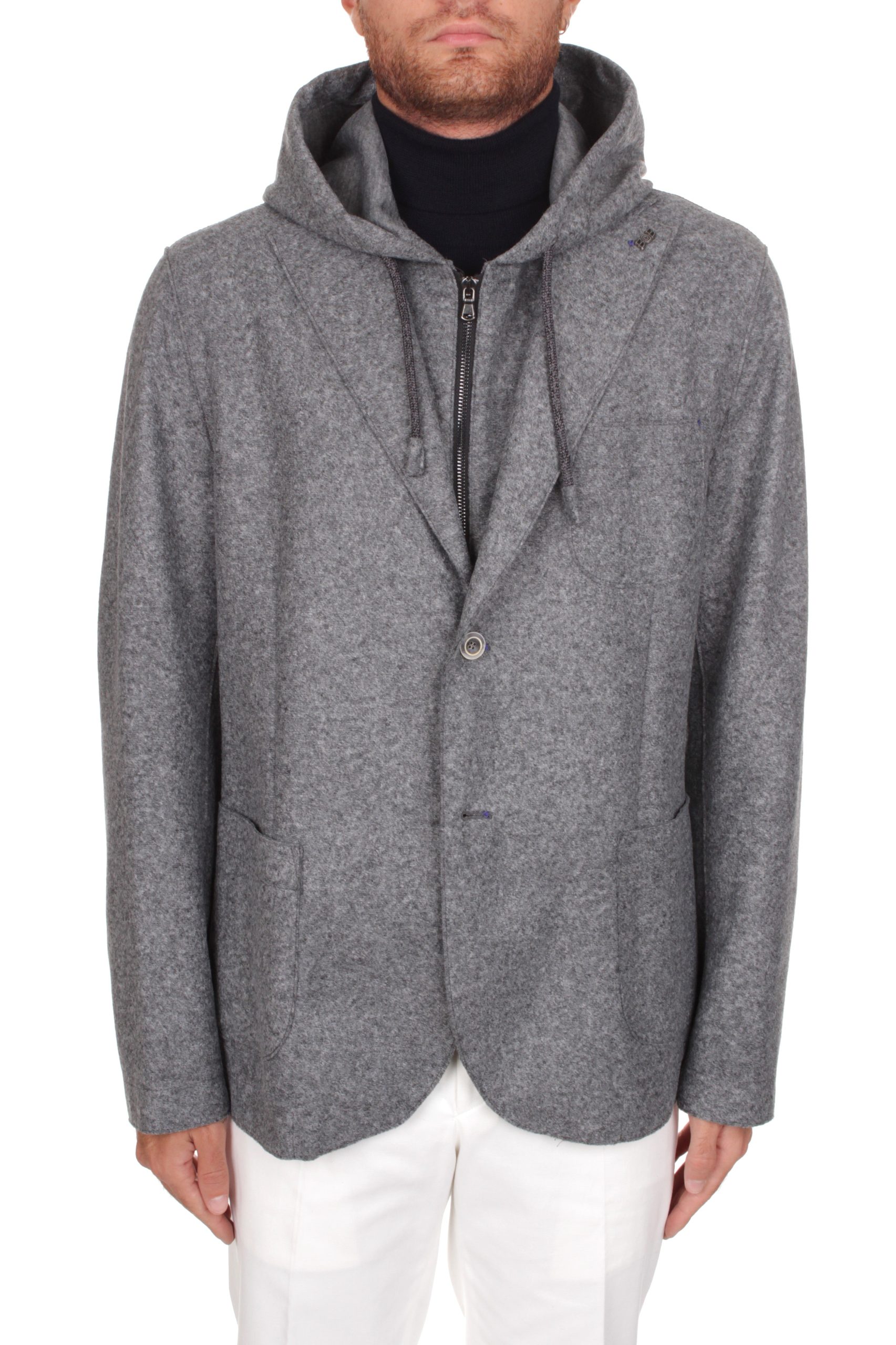 BLAZER MONOPETTO CON CAPPUCCIO BOB COMPANY LEWIS CENERE