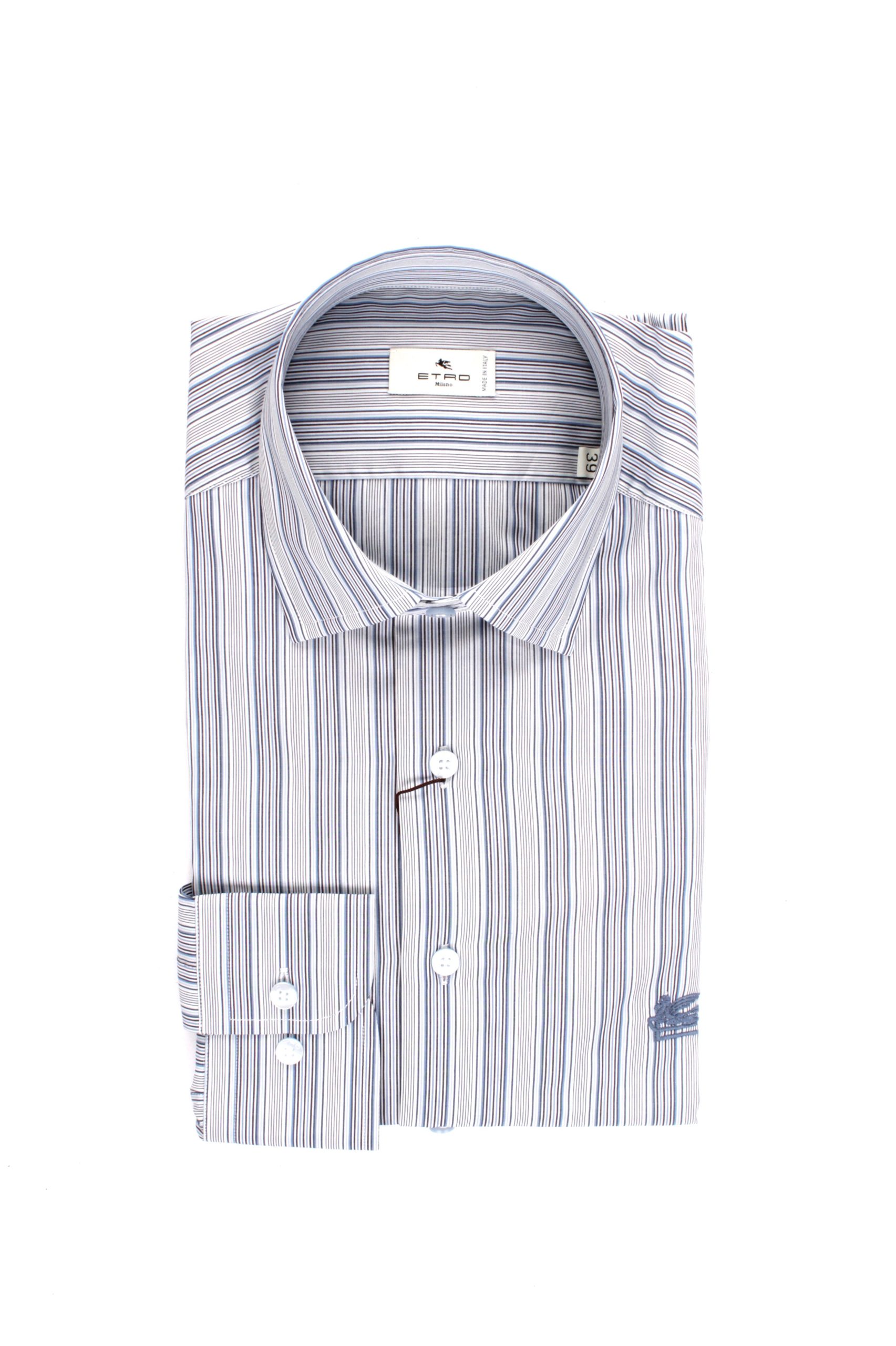CAMICIA COLLO FRANCESE ETRO ROMA RIGHE S8450