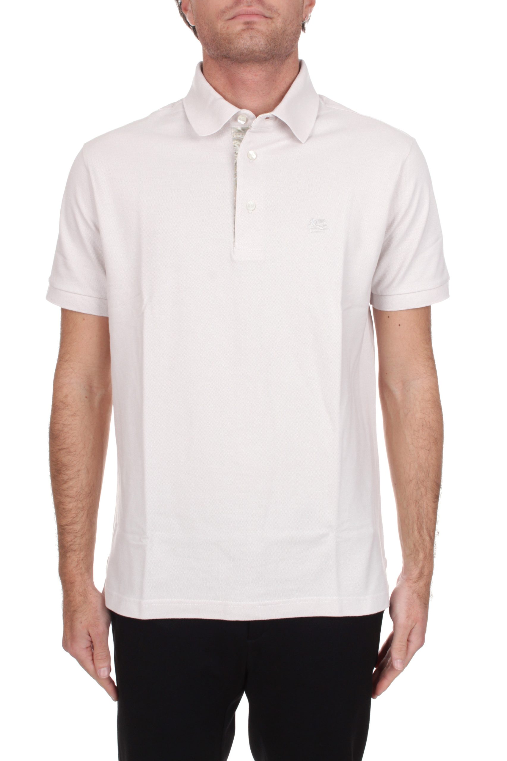 POLO MANICHE CORTE ETRO ROMA ROSA W4567