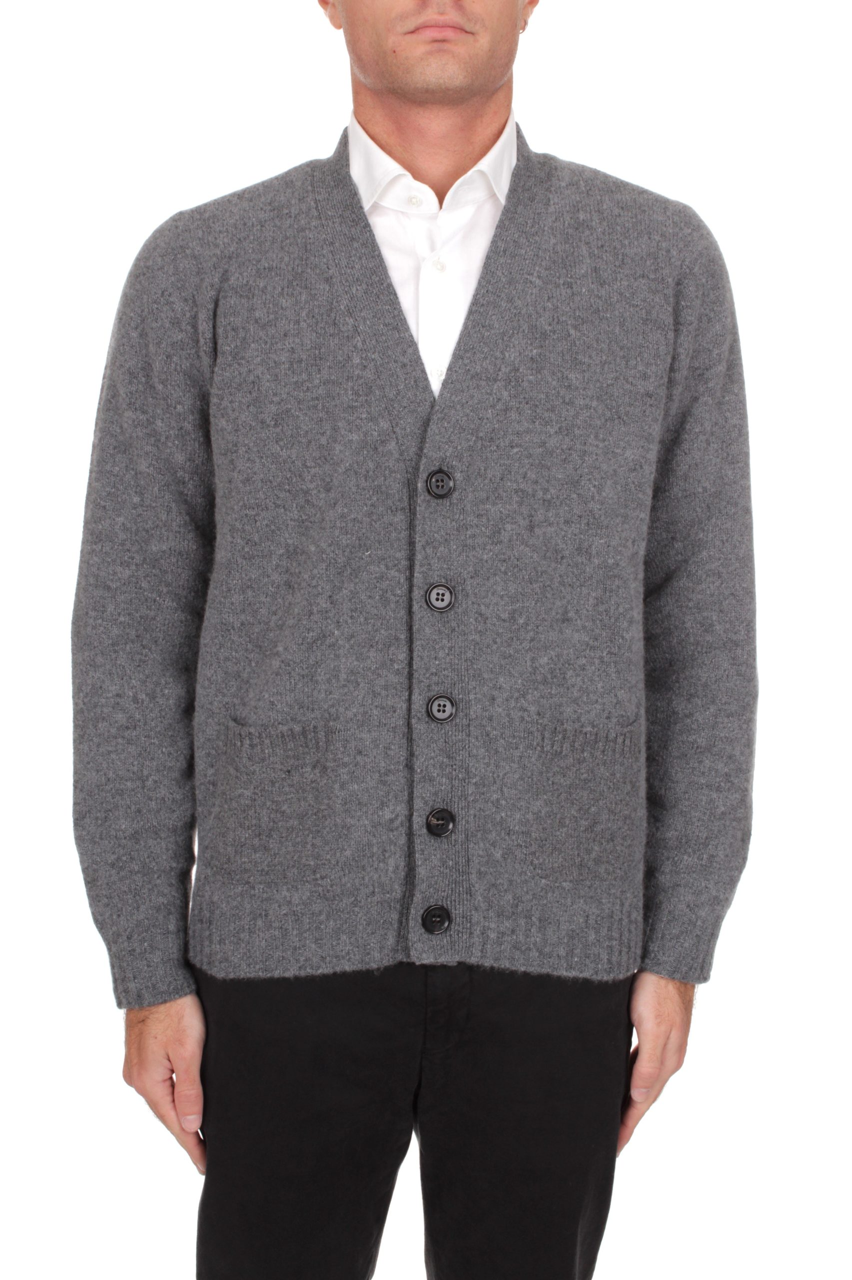 CARDIGAN DRUMOHR GRIGIO 670