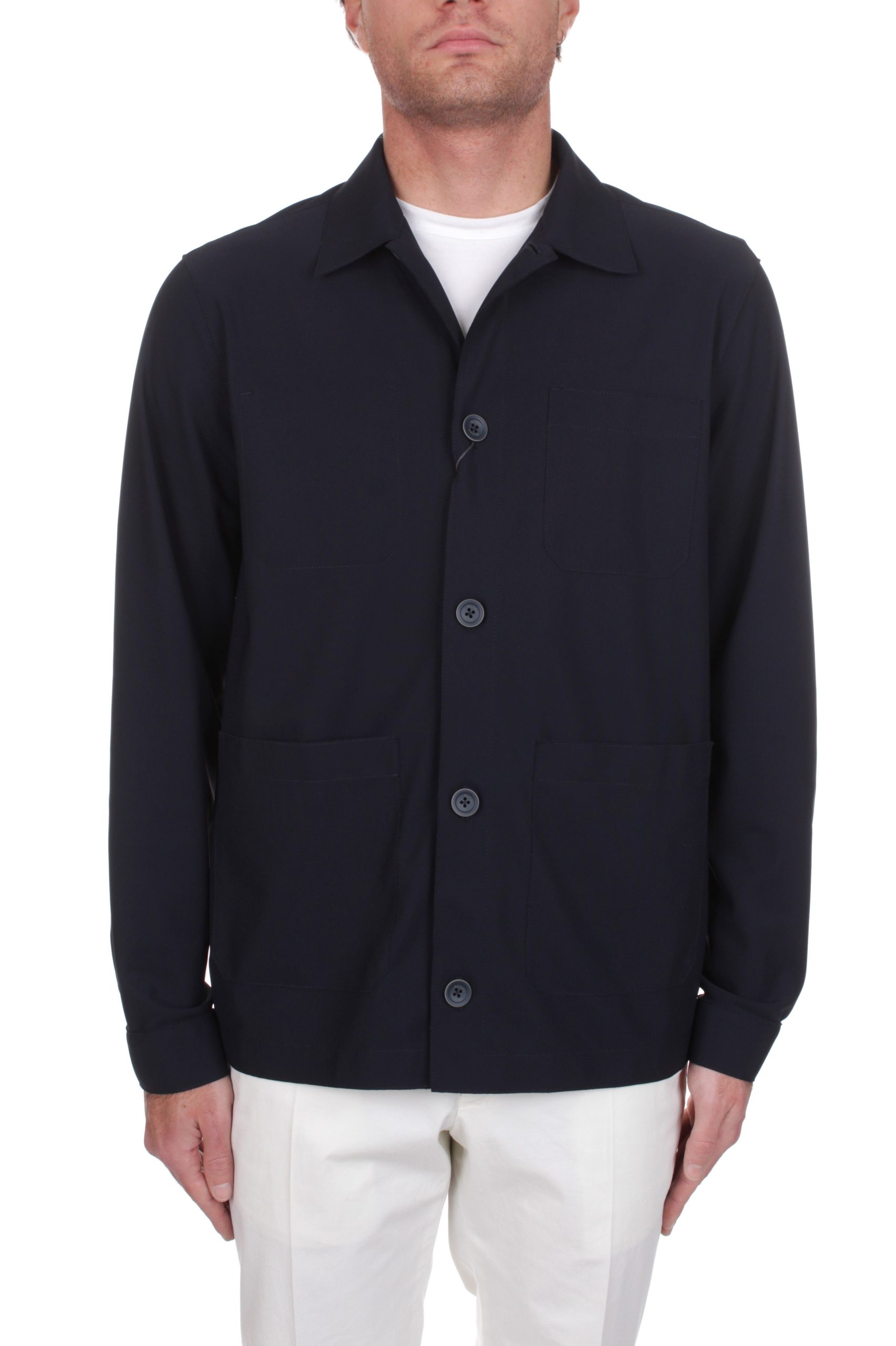 OVERSHIRT HERNO PEF BLU 9200