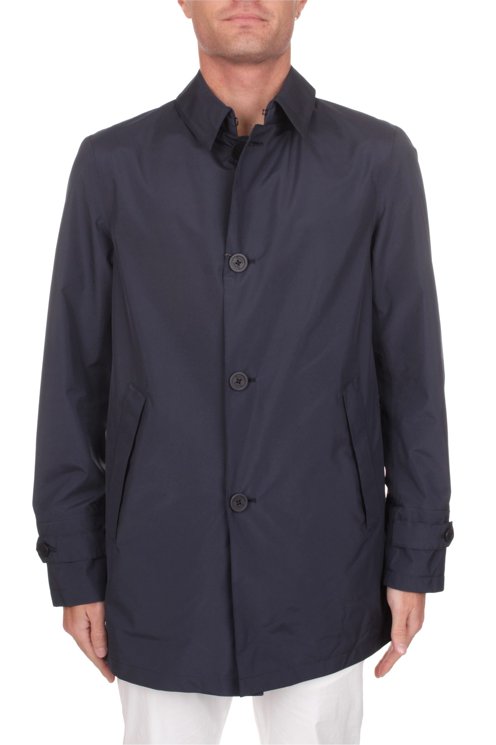 IMPERMEABILE HERNO BLU 9201