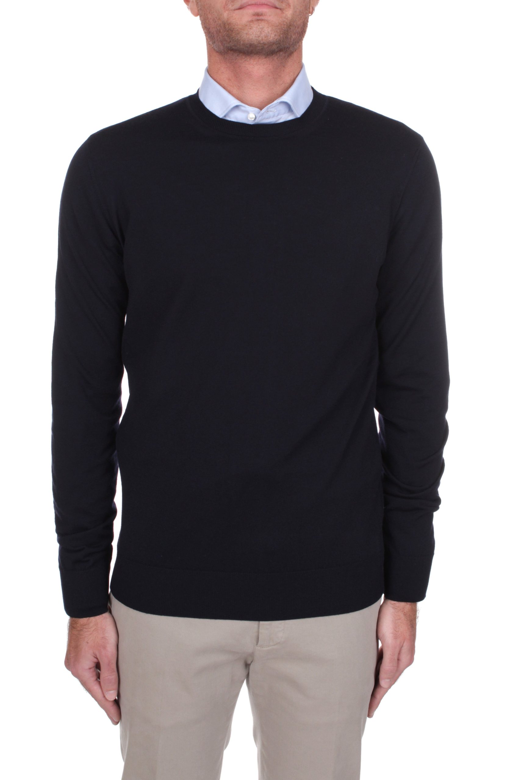 MAGLIA GIROCOLLO ALPHA STUDIO BLU 104