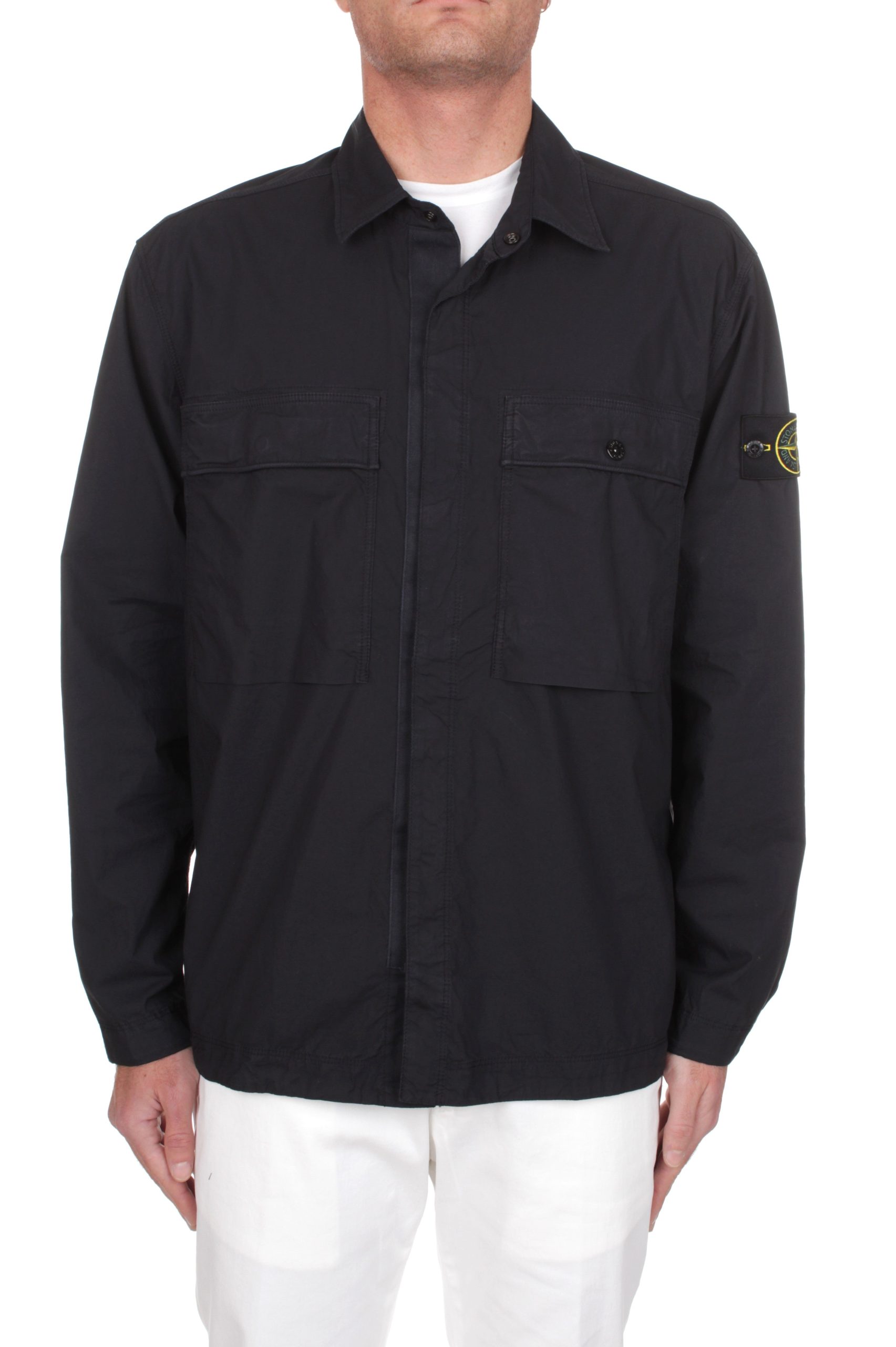 OVERSHIRT STONE ISLAND BLEU V0020