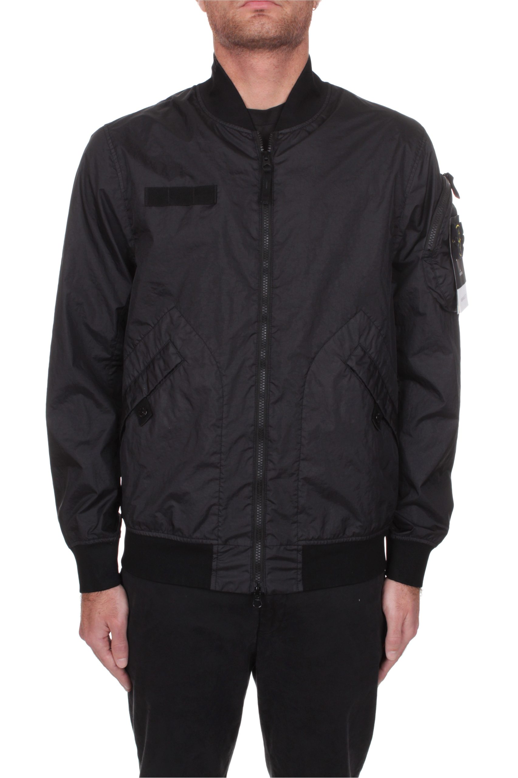 GIUBBINO STONE ISLAND NERO V0029